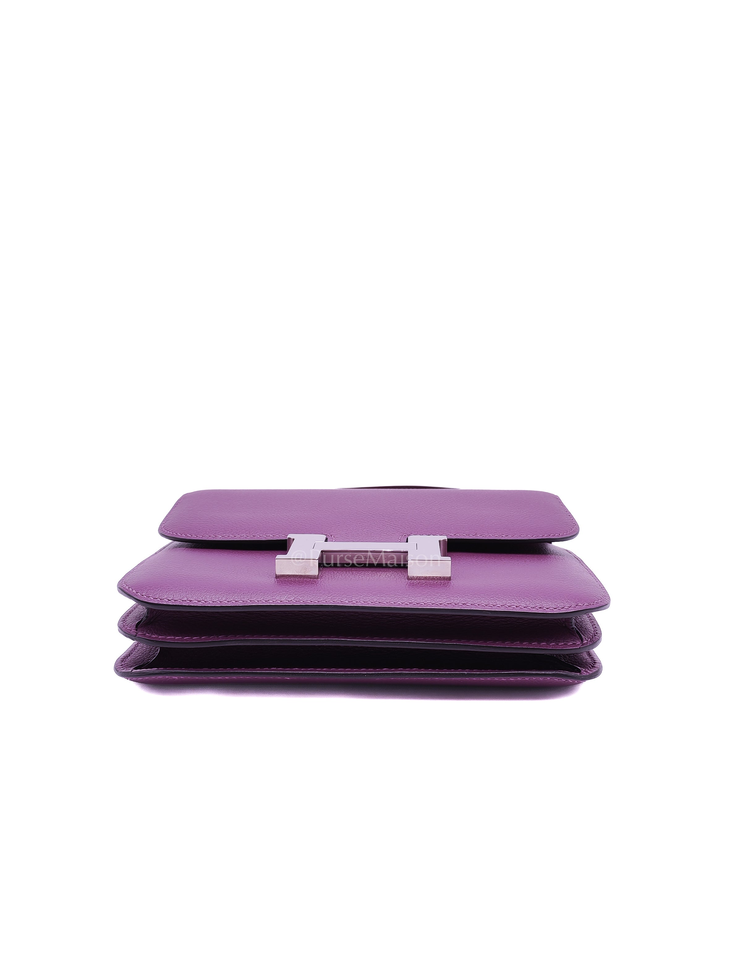 Constance 18 in Anemone Evercolor Leather & Palladium Hardware Stamp D (2019) | Purse Maison Luxury Bags Shop
