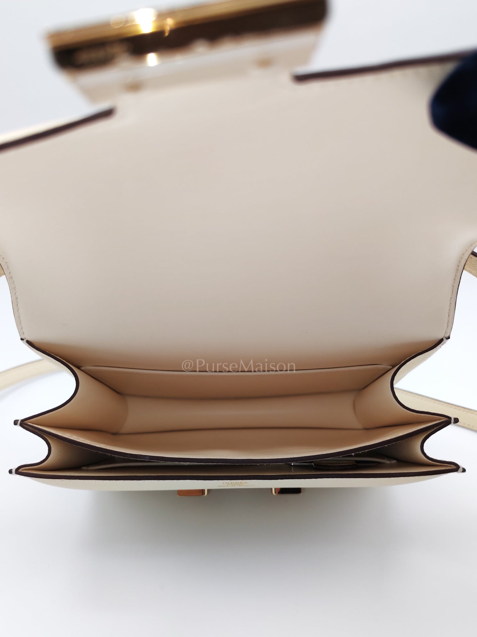 Constance 18 Nata Epsom Leather in Permabrass Hardware Stamp B(2023) | Purse Maison Luxury Bags Shop