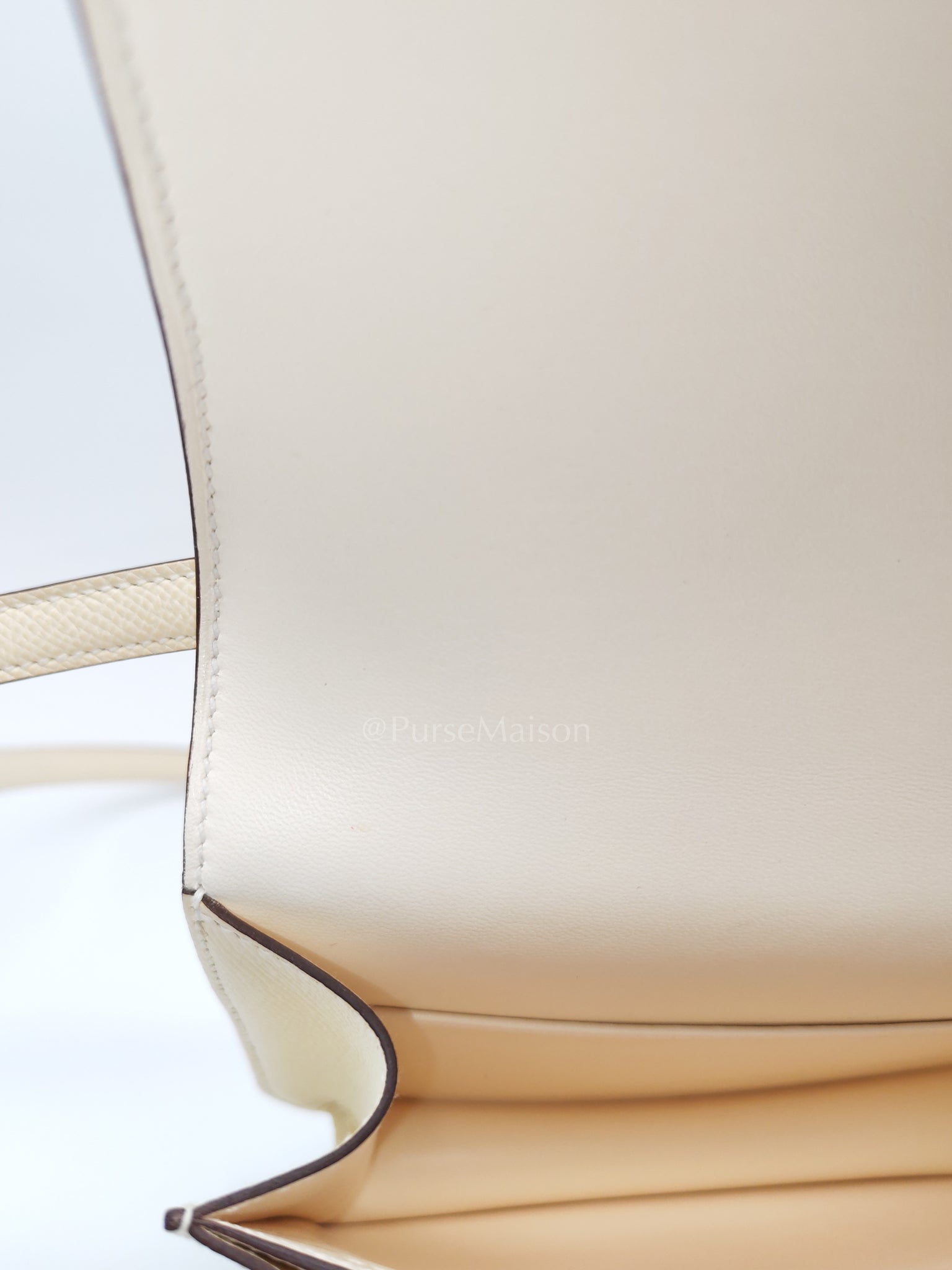 Constance 18 Nata Epsom Leather in Permabrass Hardware Stamp B(2023) | Purse Maison Luxury Bags Shop