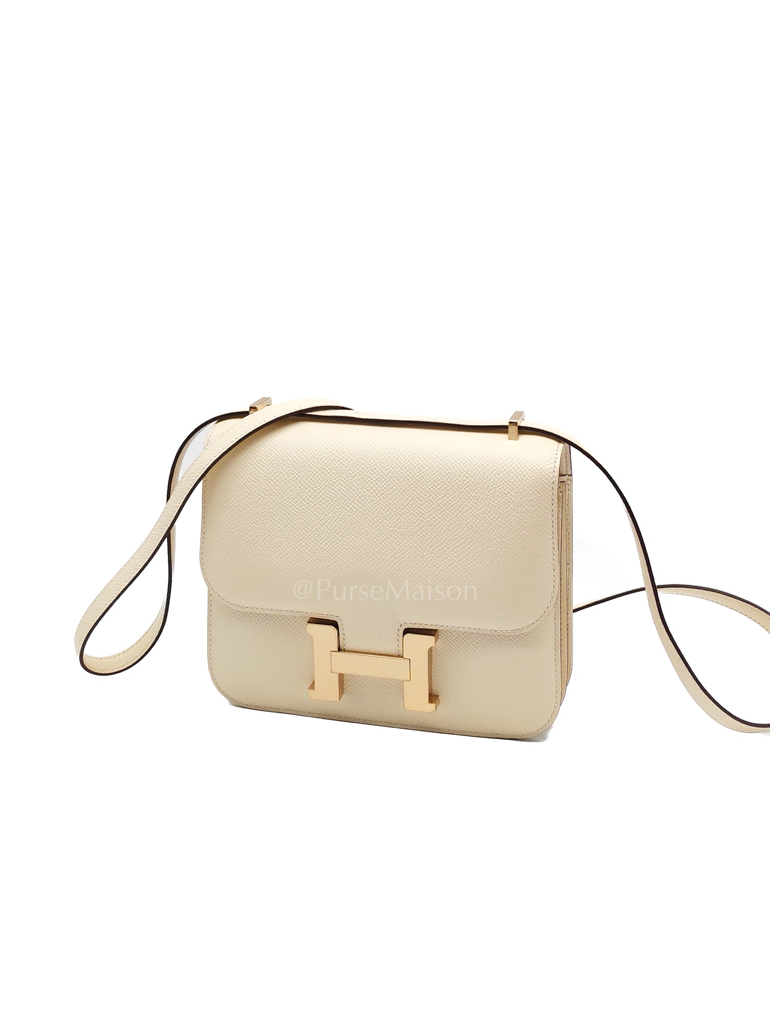 Constance 18 Nata Epsom Leather in Permabrass Hardware Stamp B(2023) | Purse Maison Luxury Bags Shop