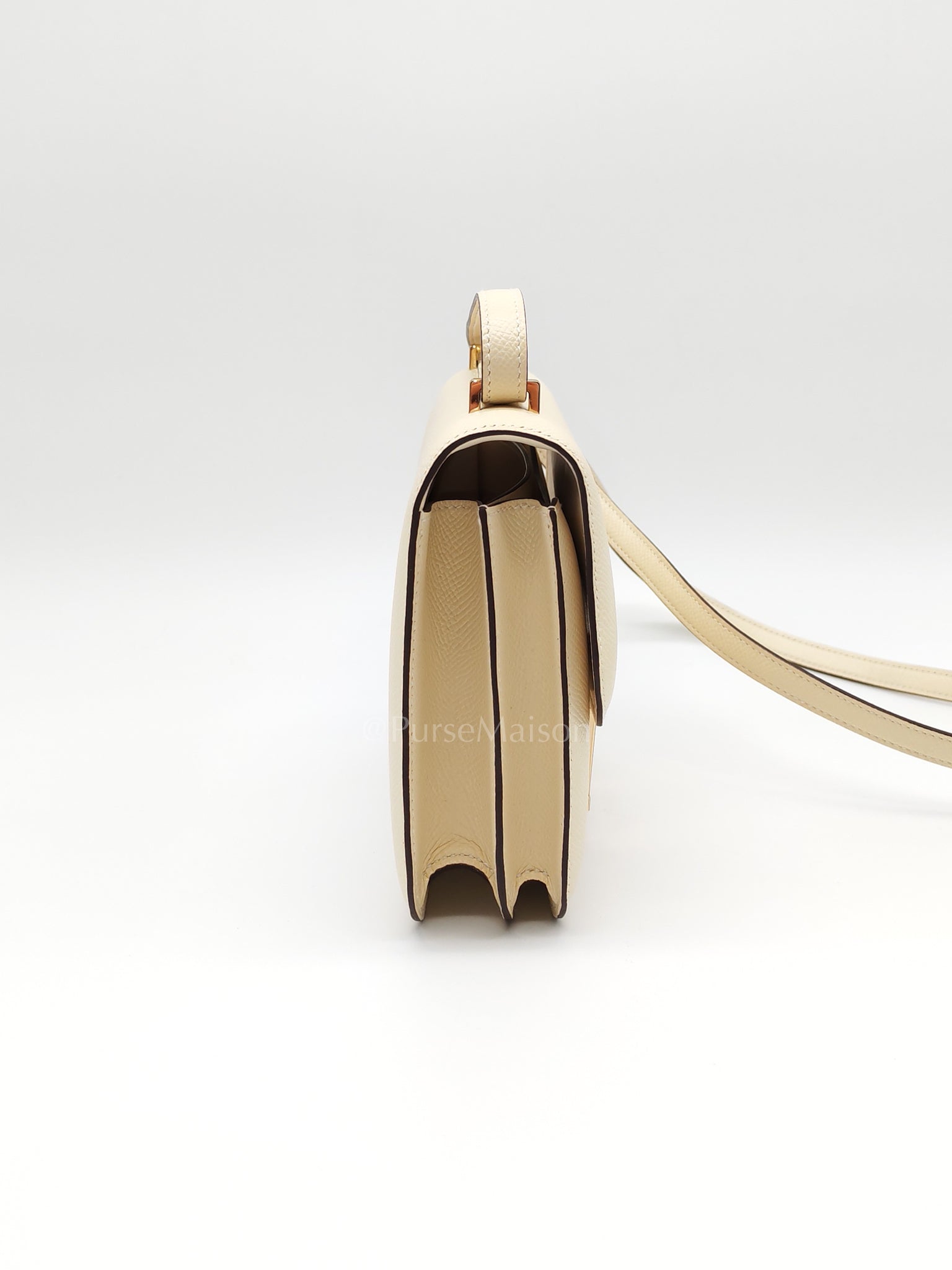 Constance 18 Nata Epsom Leather in Permabrass Hardware Stamp B(2023) | Purse Maison Luxury Bags Shop