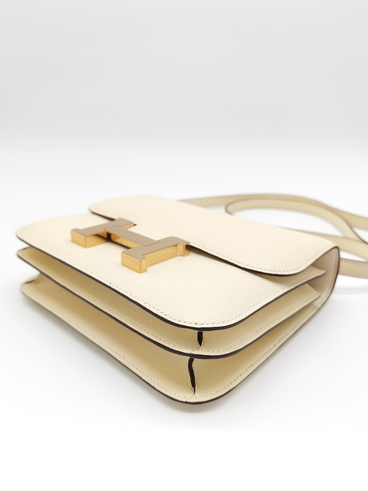 Constance 18 Nata Epsom Leather in Permabrass Hardware Stamp B(2023) | Purse Maison Luxury Bags Shop