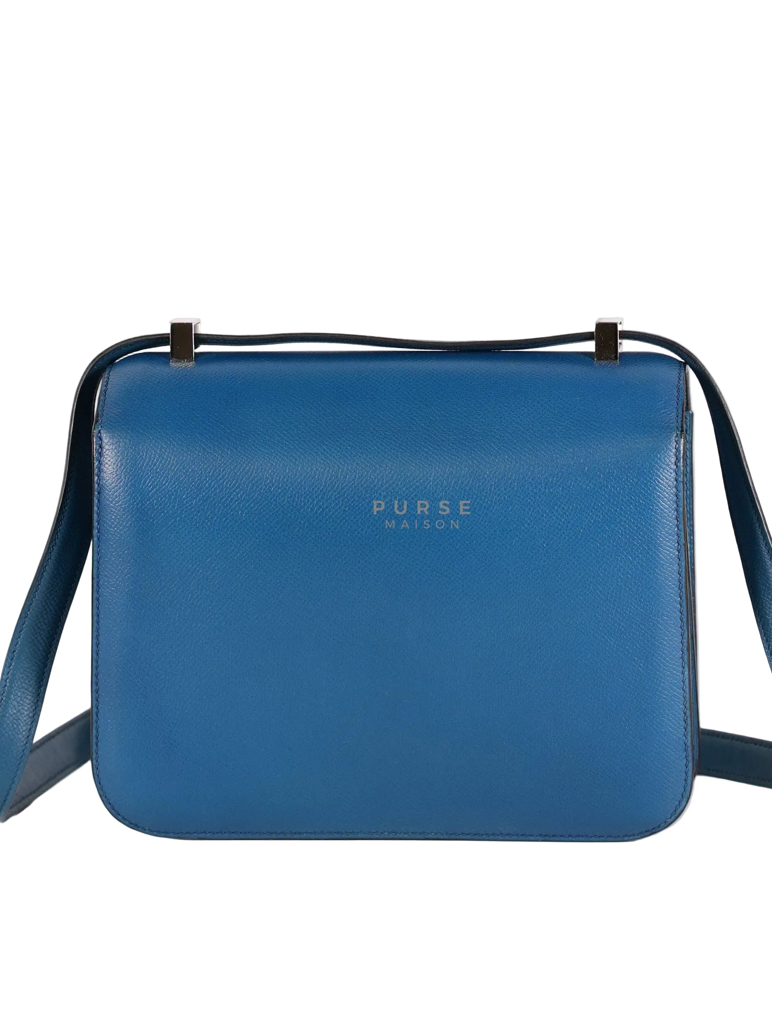 Constance 24 Epsom in Colvert Evercolor Leather and Palladium Hardware Stamp Square R (2014) | Purse Maison Luxury Bags Shop