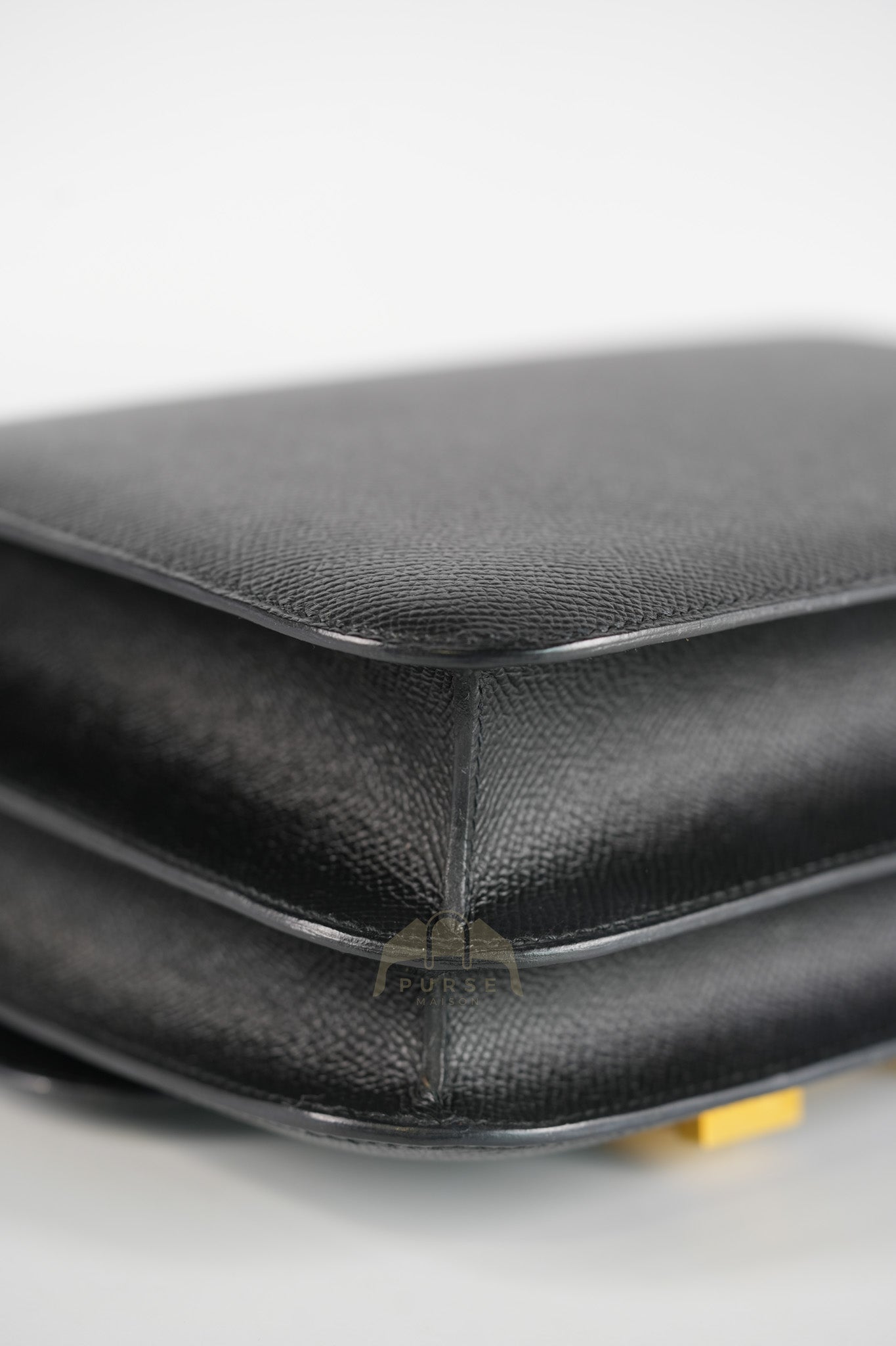 Constance 24 in Black Epsom Leather & Gold Hardware Stamp Z (2021) | Purse Maison Luxury Bags Shop