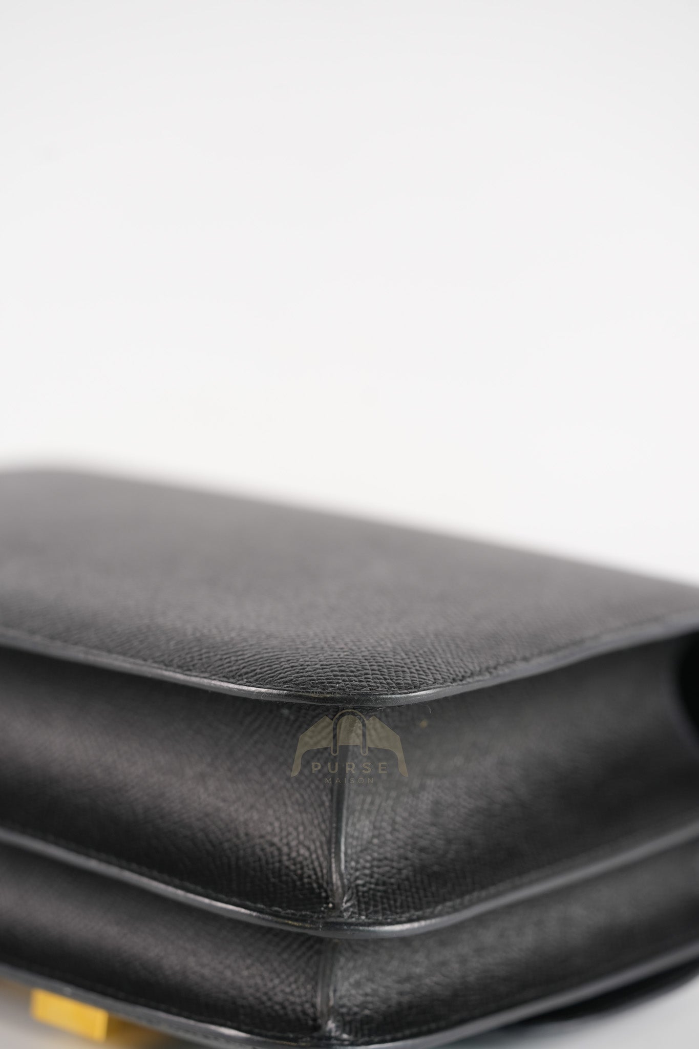 Constance 24 in Black Epsom Leather & Gold Hardware Stamp Z (2021) | Purse Maison Luxury Bags Shop