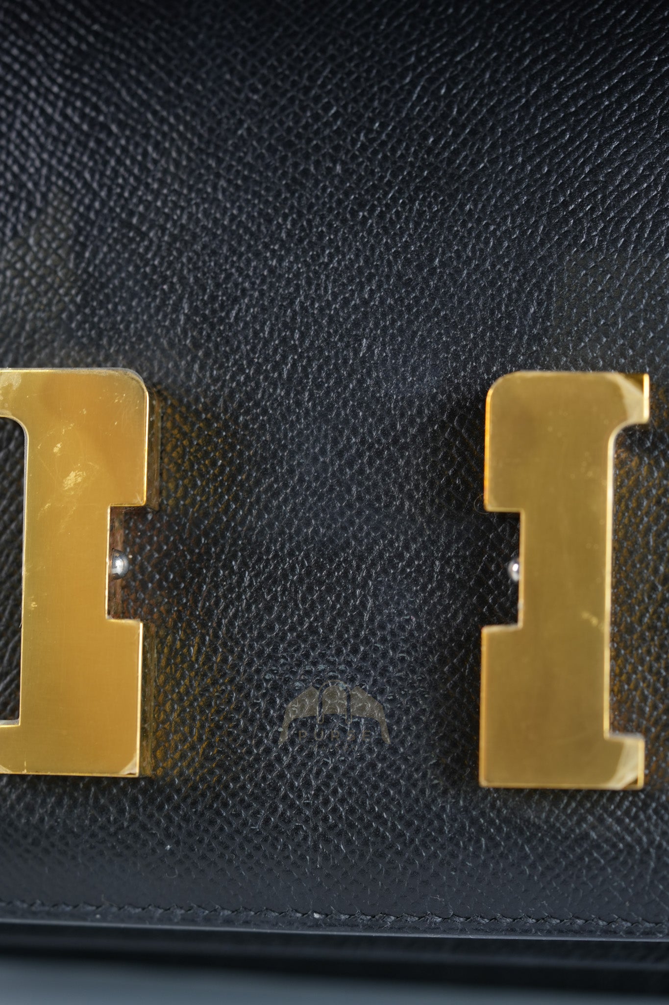 Constance 24 in Black Epsom Leather & Gold Hardware Stamp Z (2021) | Purse Maison Luxury Bags Shop