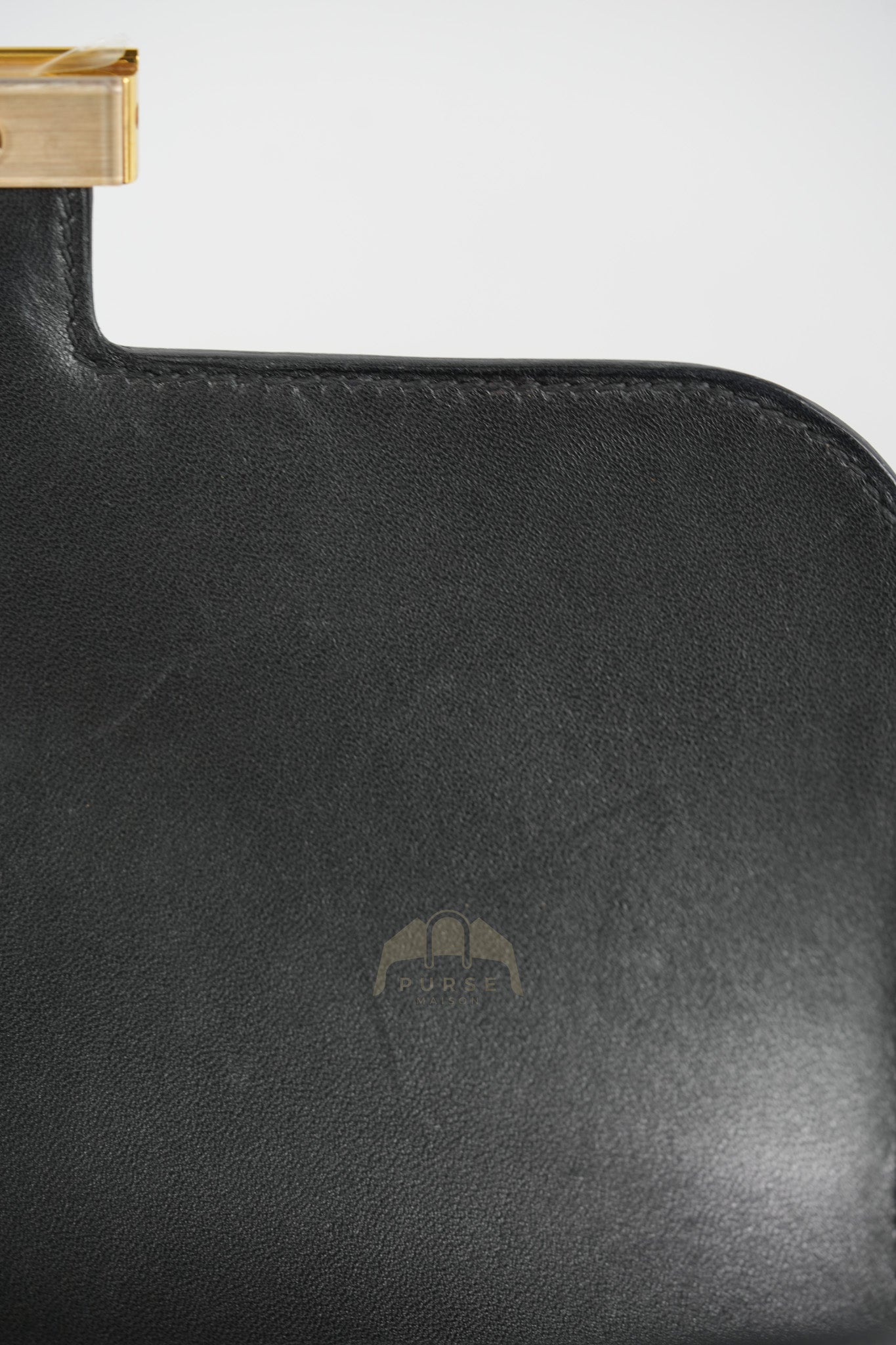 Constance 24 in Black Epsom Leather & Gold Hardware Stamp Z (2021) | Purse Maison Luxury Bags Shop