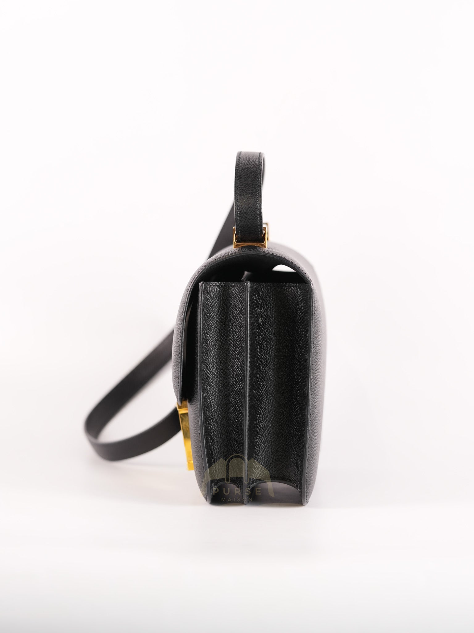 Constance 24 in Black Epsom Leather & Gold Hardware Stamp Z (2021) | Purse Maison Luxury Bags Shop