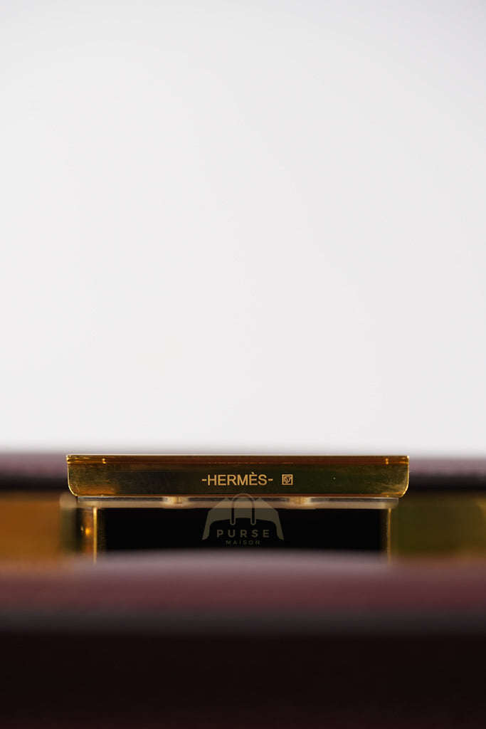 Constance 24 in Bordeaux Evercolor Leather Gold Hardware Stamp A(2017) | Purse Maison Luxury Bags Shop