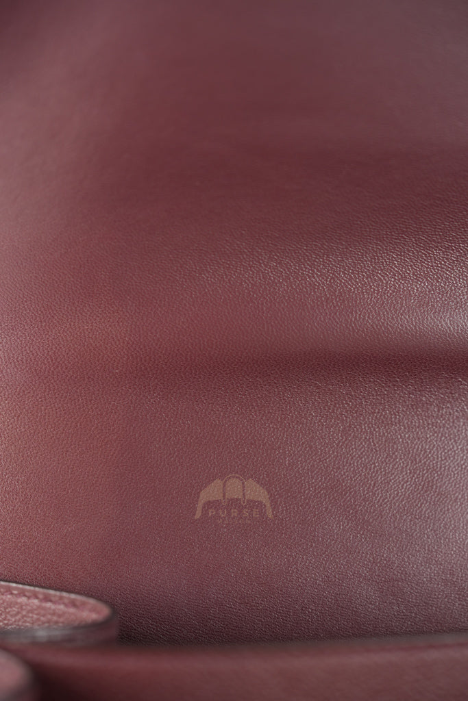 Constance 24 in Bordeaux Evercolor Leather Gold Hardware Stamp A(2017) | Purse Maison Luxury Bags Shop
