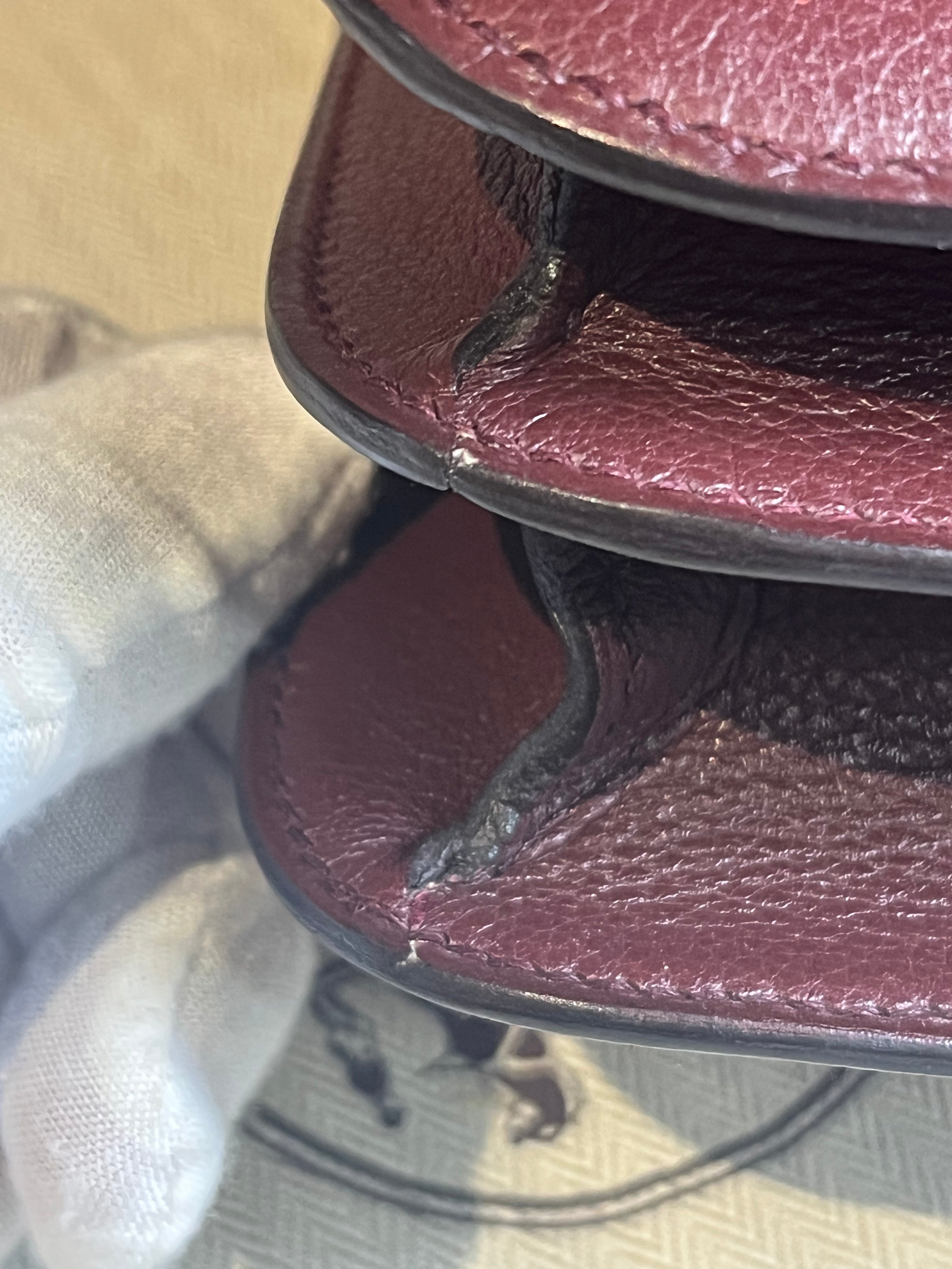 Constance 24 in Bordeaux Evercolor Leather Gold Hardware Stamp A(2017) | Purse Maison Luxury Bags Shop