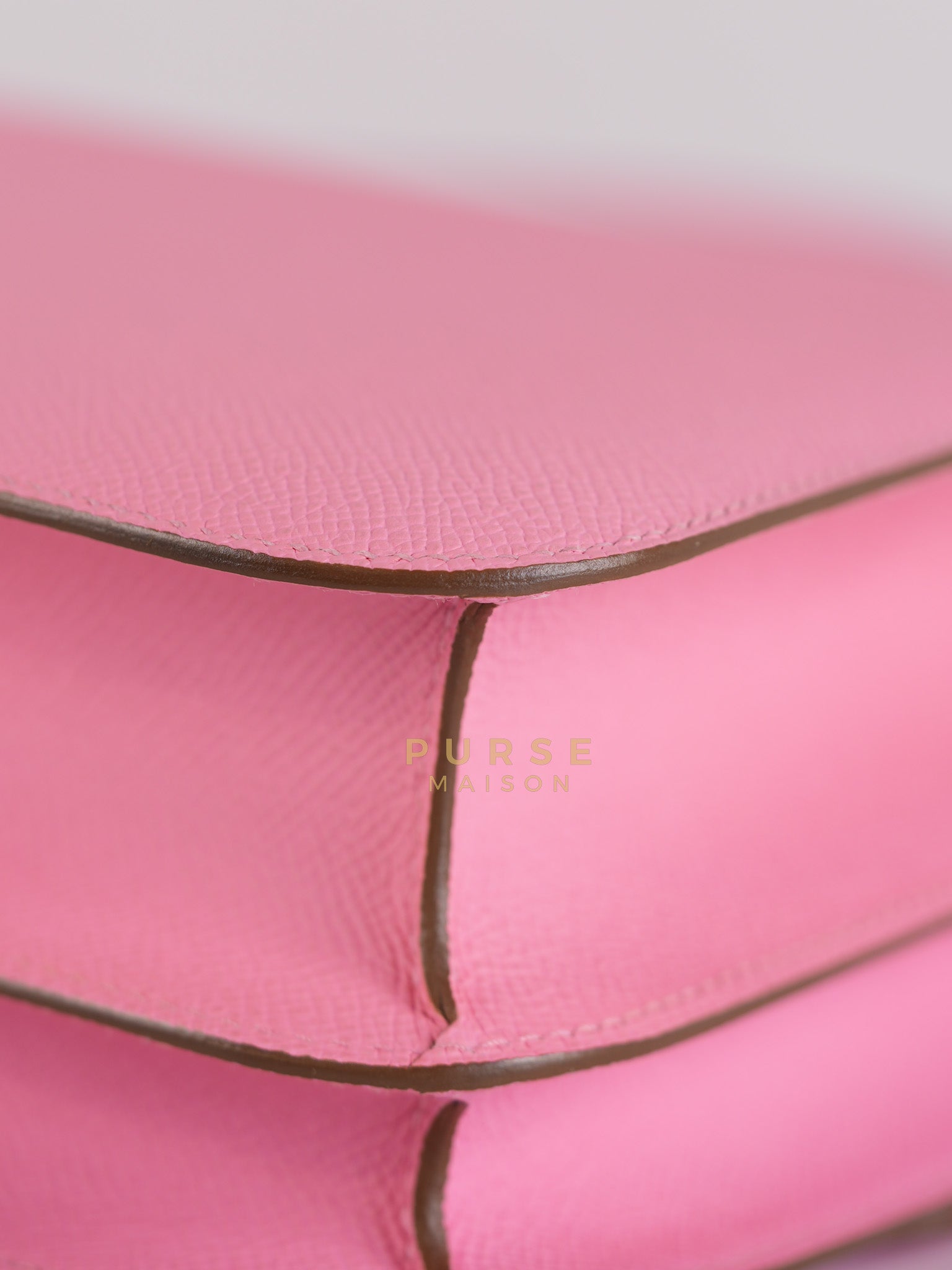 Constance 24 in Rose Confetti Epsom Leather Palladium Hardware Stamp Y (2020) | Purse Maison Luxury Bags Shop