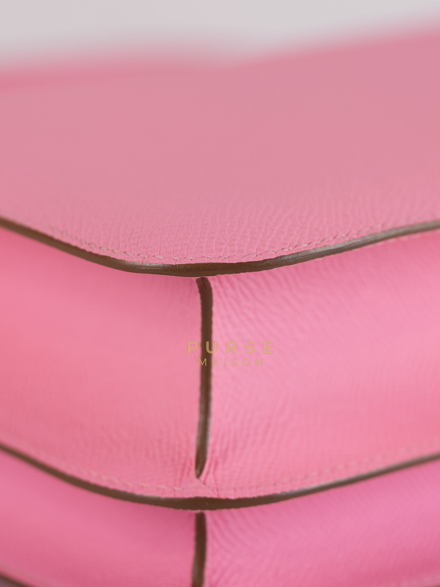 Constance 24 in Rose Confetti Epsom Leather Palladium Hardware Stamp Y (2020) | Purse Maison Luxury Bags Shop