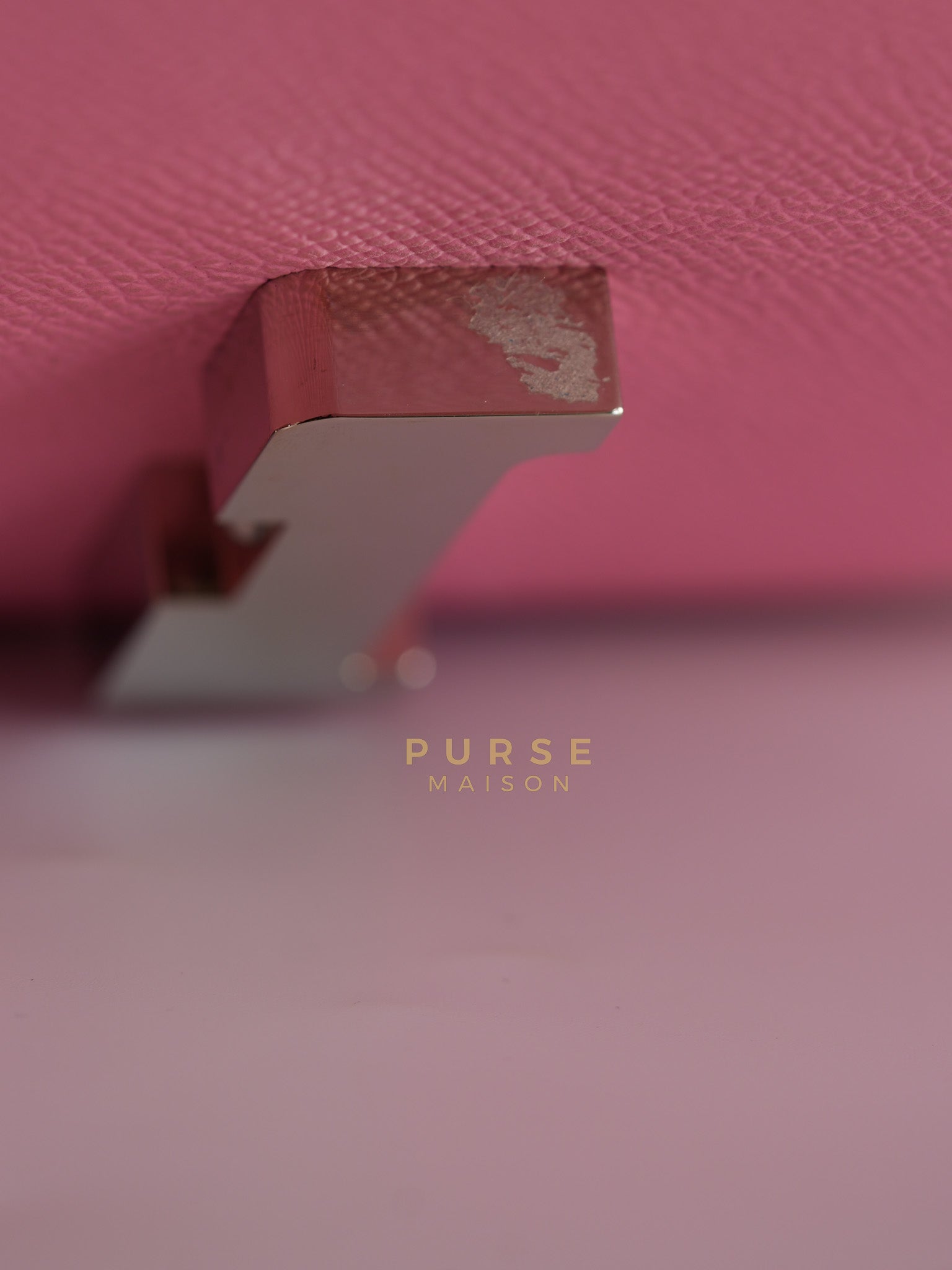 Constance 24 in Rose Confetti Epsom Leather Palladium Hardware Stamp Y (2020) | Purse Maison Luxury Bags Shop