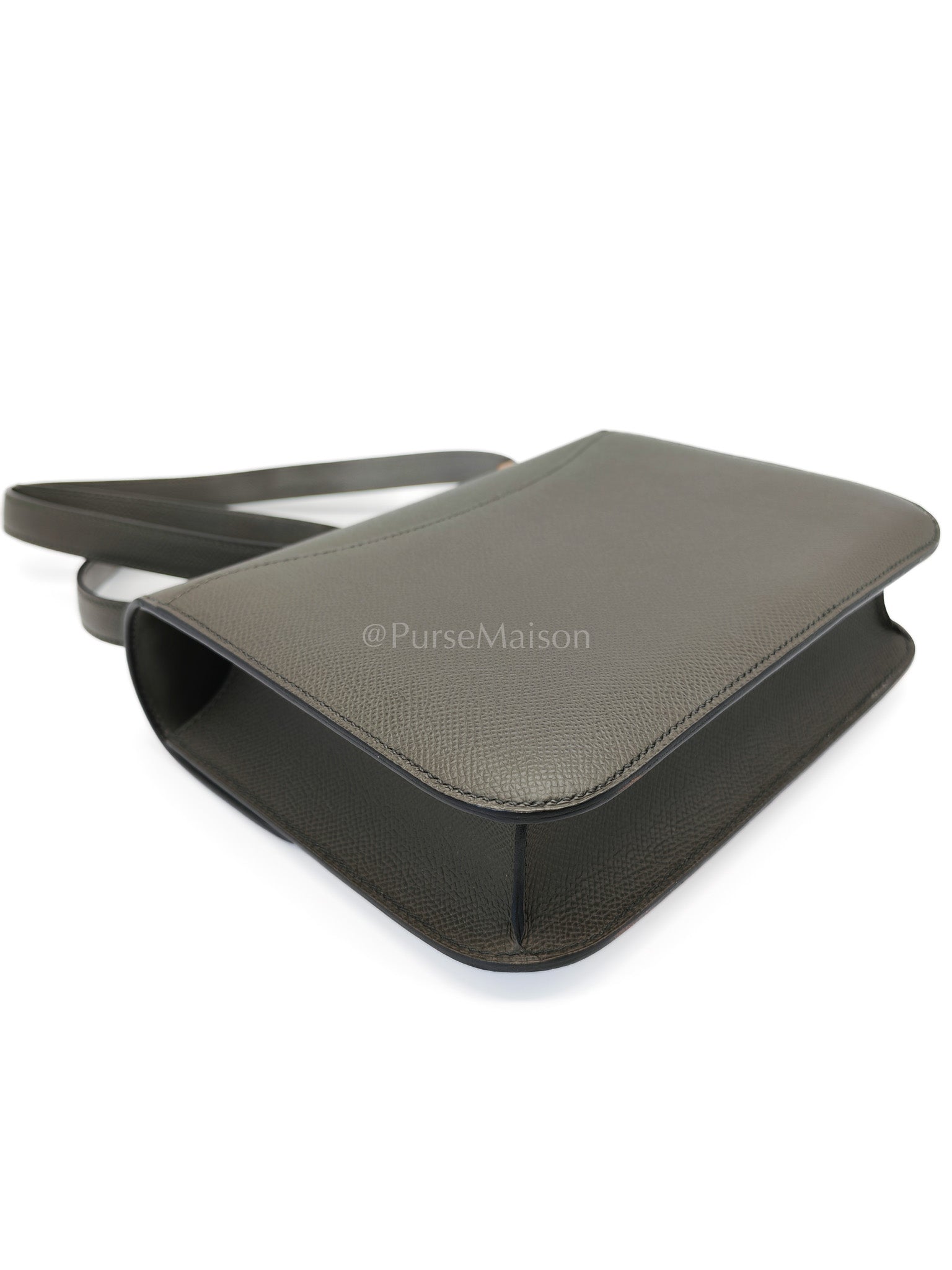 Constance 24 in Vert De Gris Epsom Leather Gold Hardware with Mirror Stamp U(2022) | Purse Maison Luxury Bags Shop