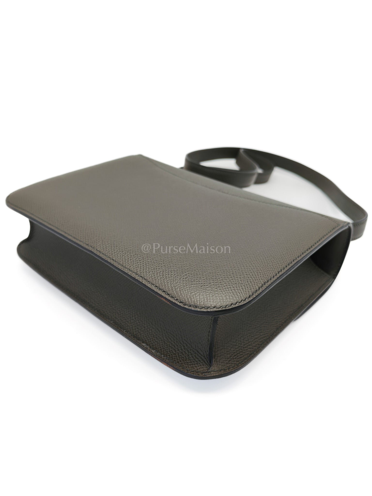 Constance 24 in Vert De Gris Epsom Leather Gold Hardware with Mirror Stamp U(2022) | Purse Maison Luxury Bags Shop