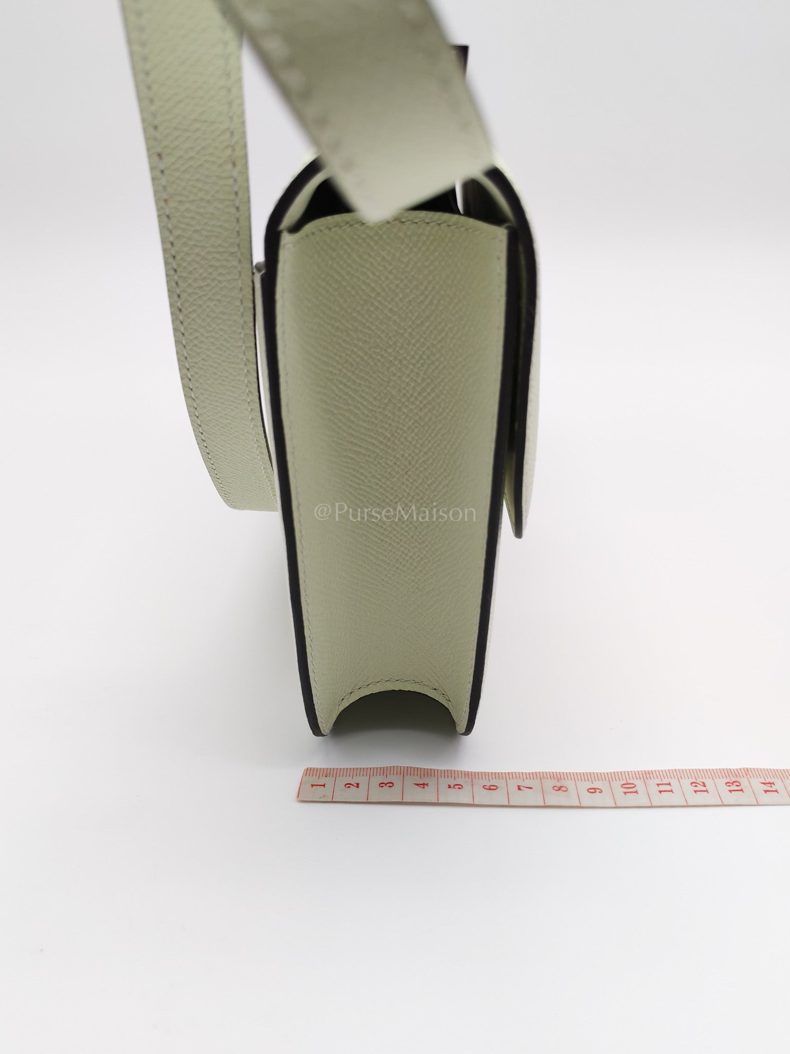 Constance 24 in Vert Fizz Epsom Leather Palladium Hardware Stamp B(2023) | Purse Maison Luxury Bags Shop