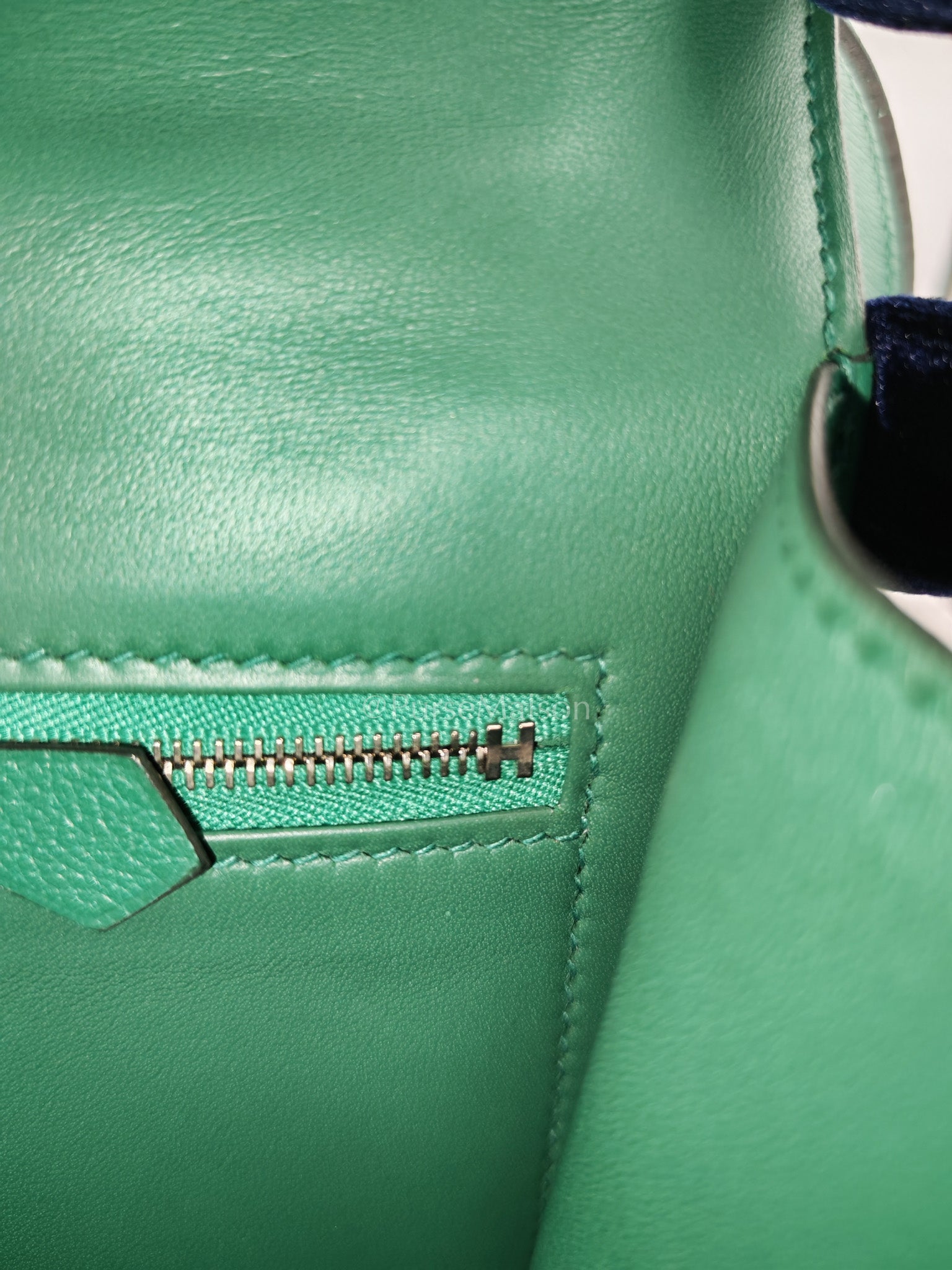 Constance 24 Vert Vertigo in Evercolor Leather and Palladium Hardware Stamp A (2017) | Purse Maison Luxury Bags Shop