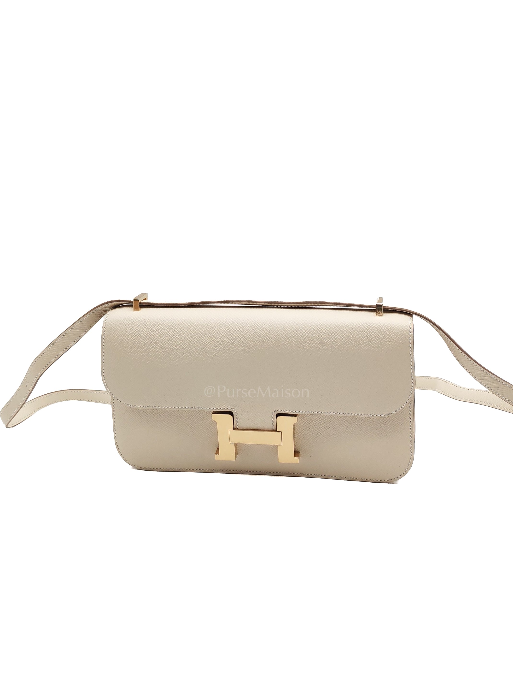 Constance Elan in Craie Epsom Leather and Permabrass Hardware Stamp G(2026) | Purse Maison Luxury Bags Shop