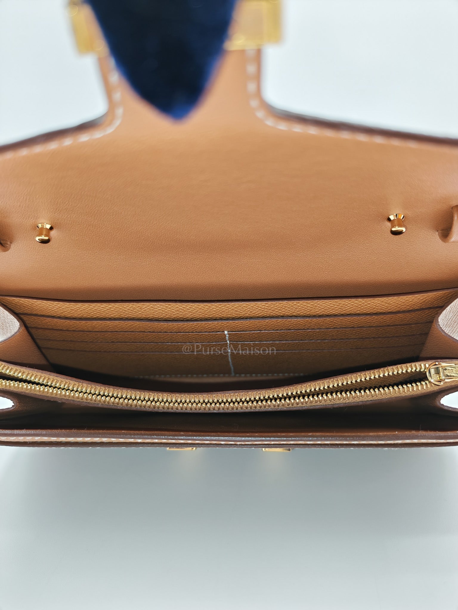 Constance To Go Epsom Leather in Gold Hardware Stamp U(2022) | Purse Maison Luxury Bags Shop