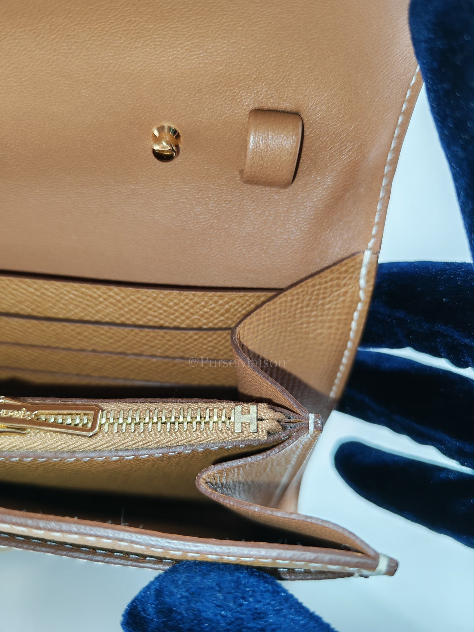 Constance To Go Epsom Leather in Gold Hardware Stamp U(2022) | Purse Maison Luxury Bags Shop