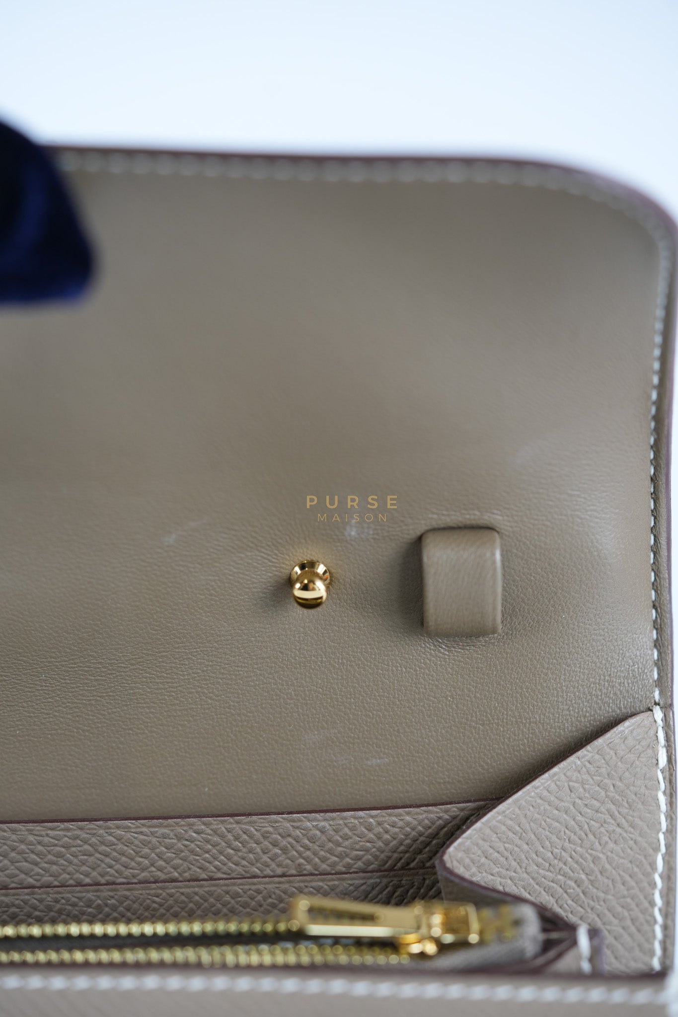 Constance To Go Etoupe Epsom Leather Gold Hardware Stamp B(2023) | Purse Maison Luxury Bags Shop