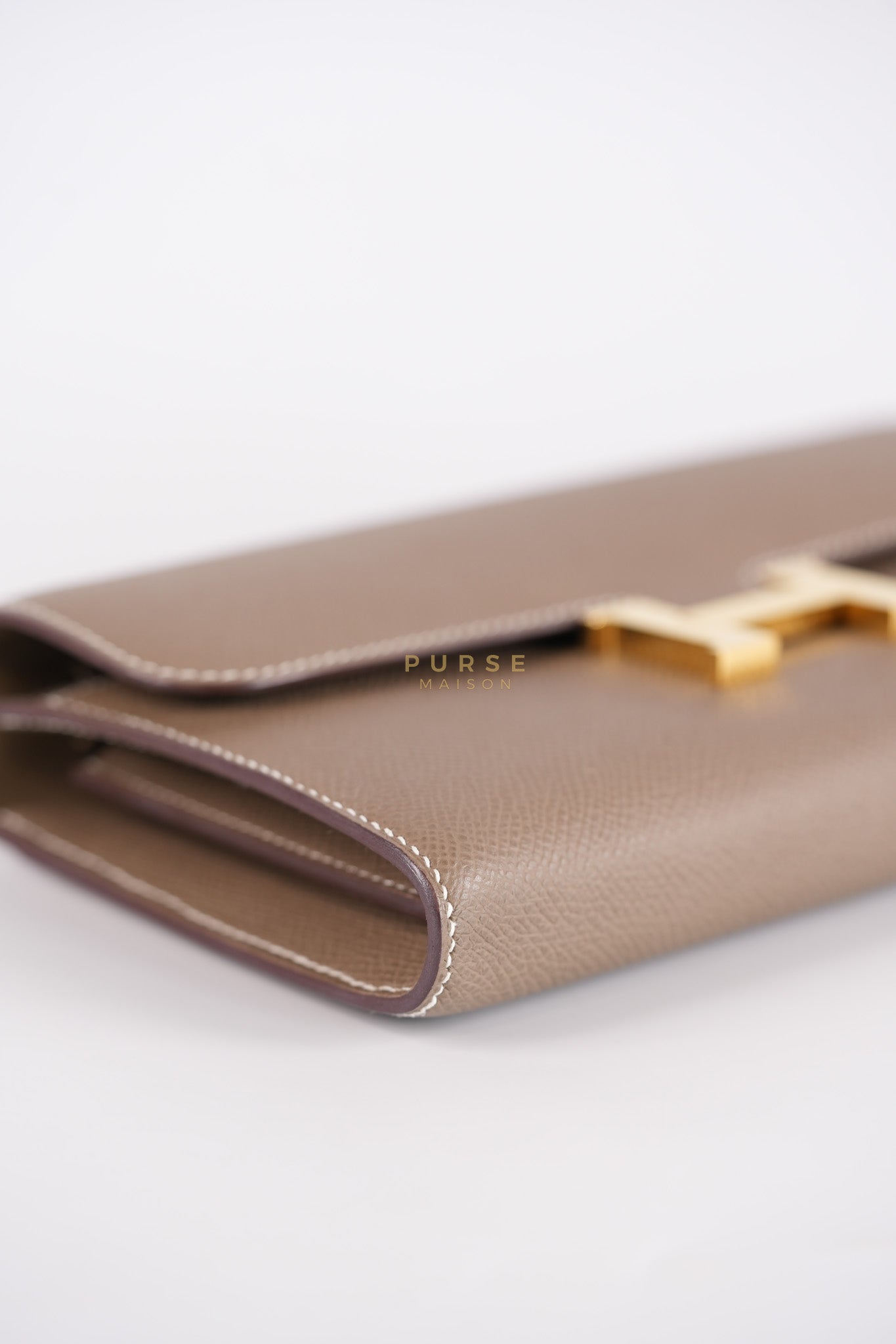 Constance To Go Etoupe Epsom Leather Gold Hardware Stamp B(2023) | Purse Maison Luxury Bags Shop