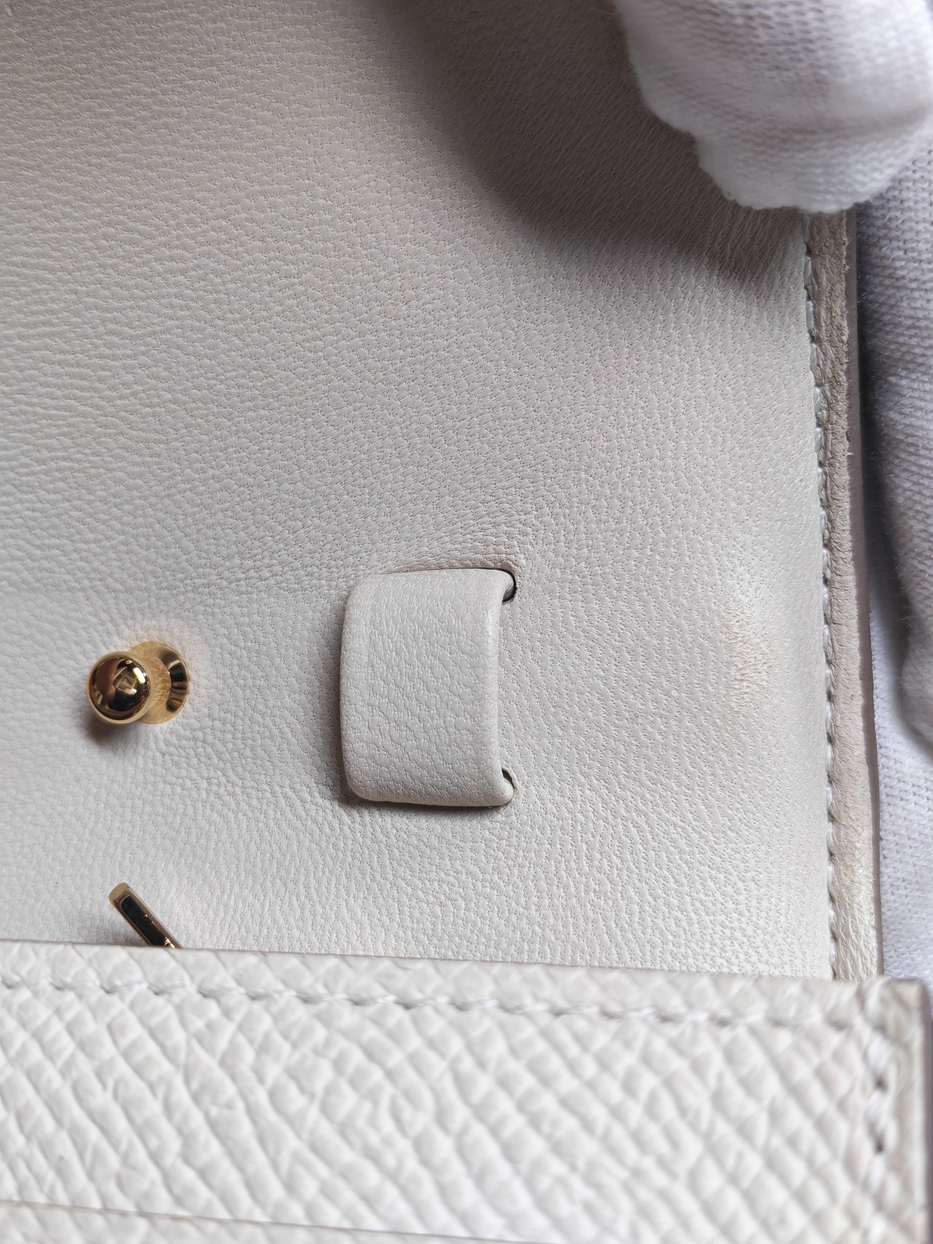 Constance To Go in Crai Epsom Leather and Gold Hardware Stamp U (2022) | Purse Maison Luxury Bags Shop