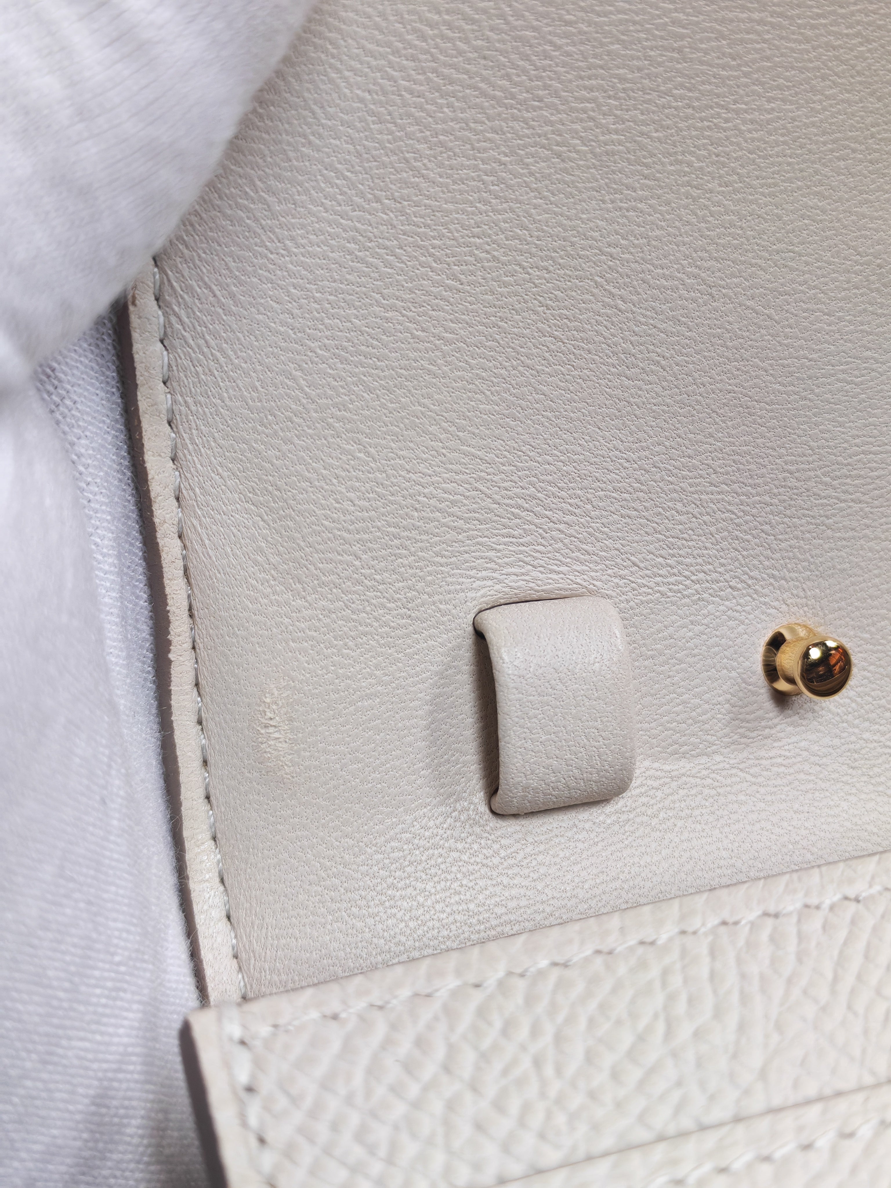 Constance To Go in Crai Epsom Leather and Gold Hardware Stamp U (2022) | Purse Maison Luxury Bags Shop