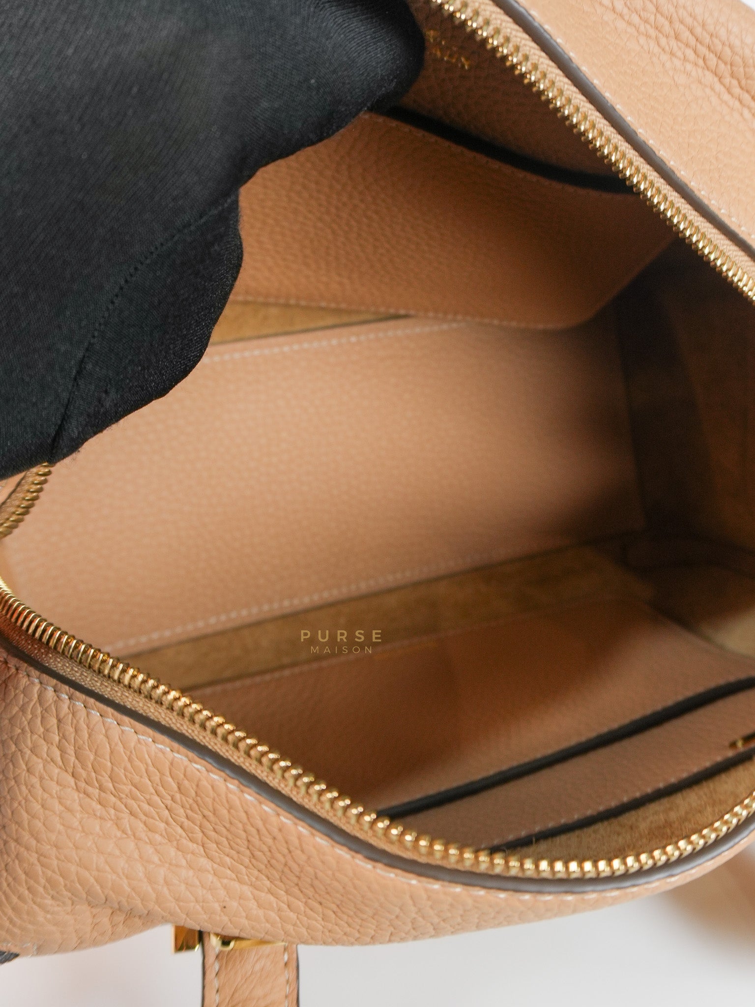 Cool Box Handbag Medium in Light Beige Leather | Purse Maison Luxury Bags Shop