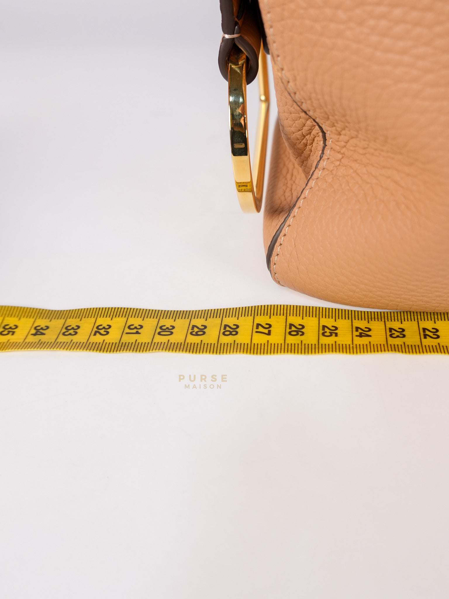 Cool Box Handbag Medium in Light Beige Leather | Purse Maison Luxury Bags Shop