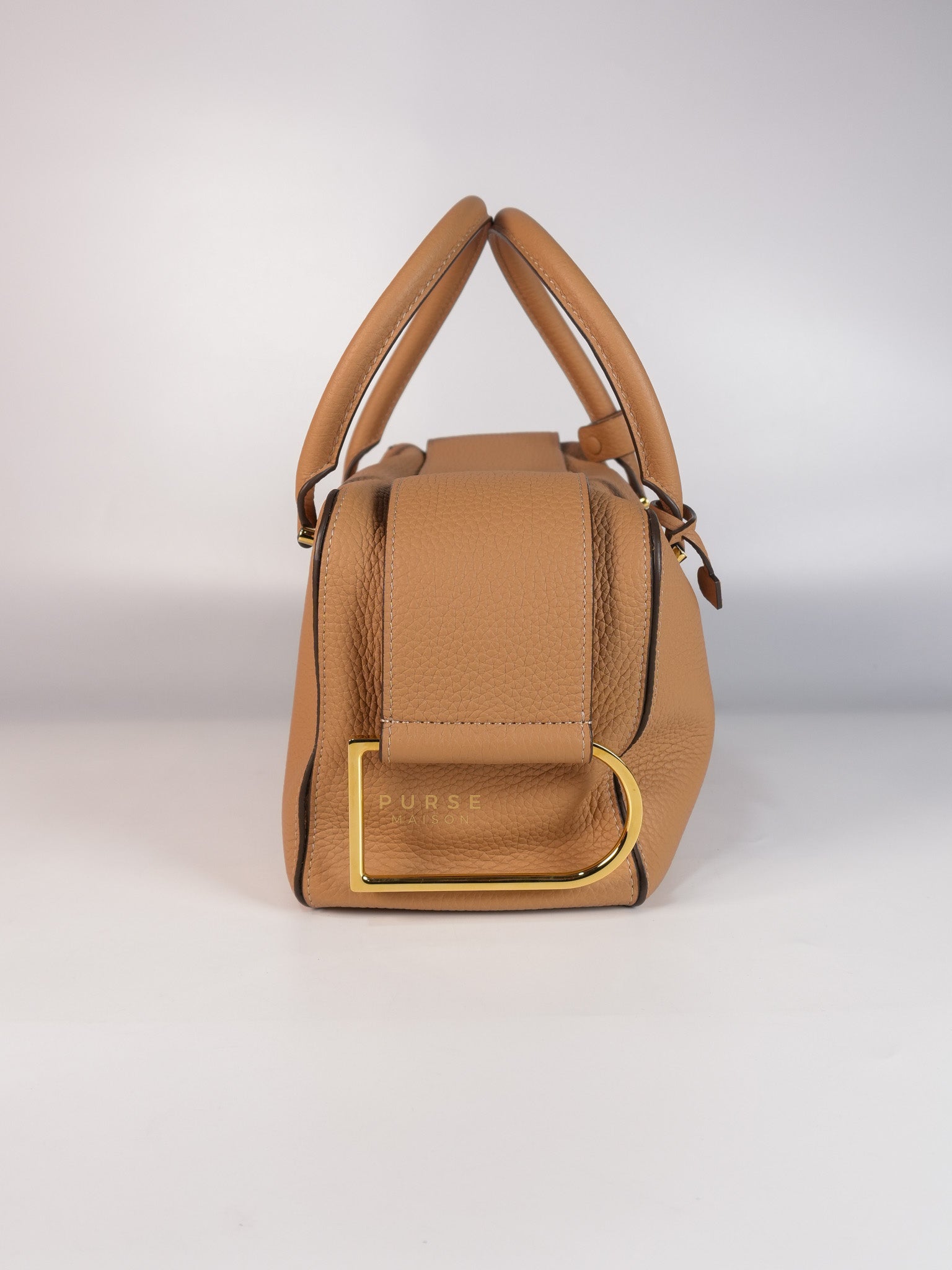 Cool Box Handbag Medium in Light Beige Leather | Purse Maison Luxury Bags Shop