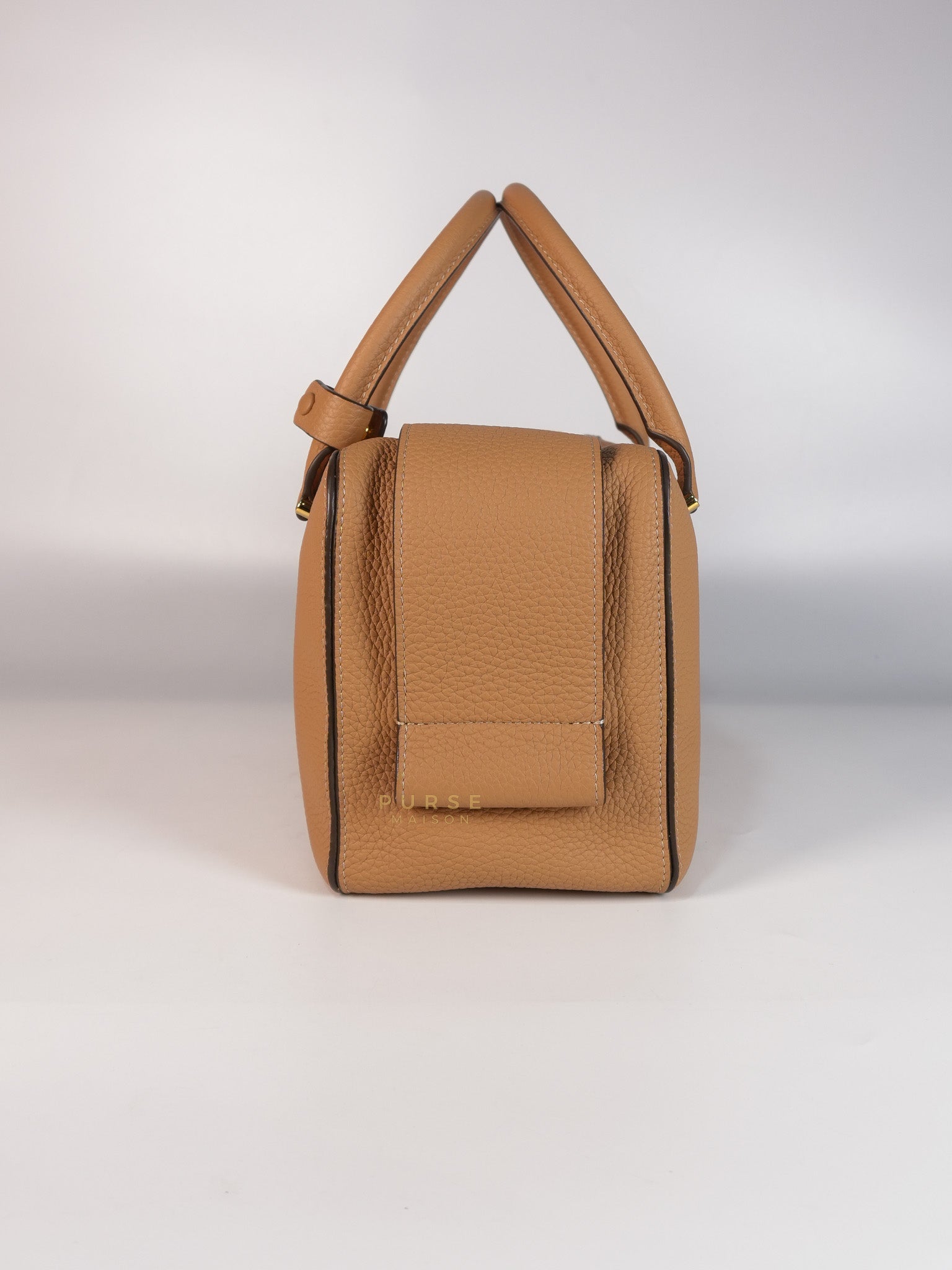 Cool Box Handbag Medium in Light Beige Leather | Purse Maison Luxury Bags Shop