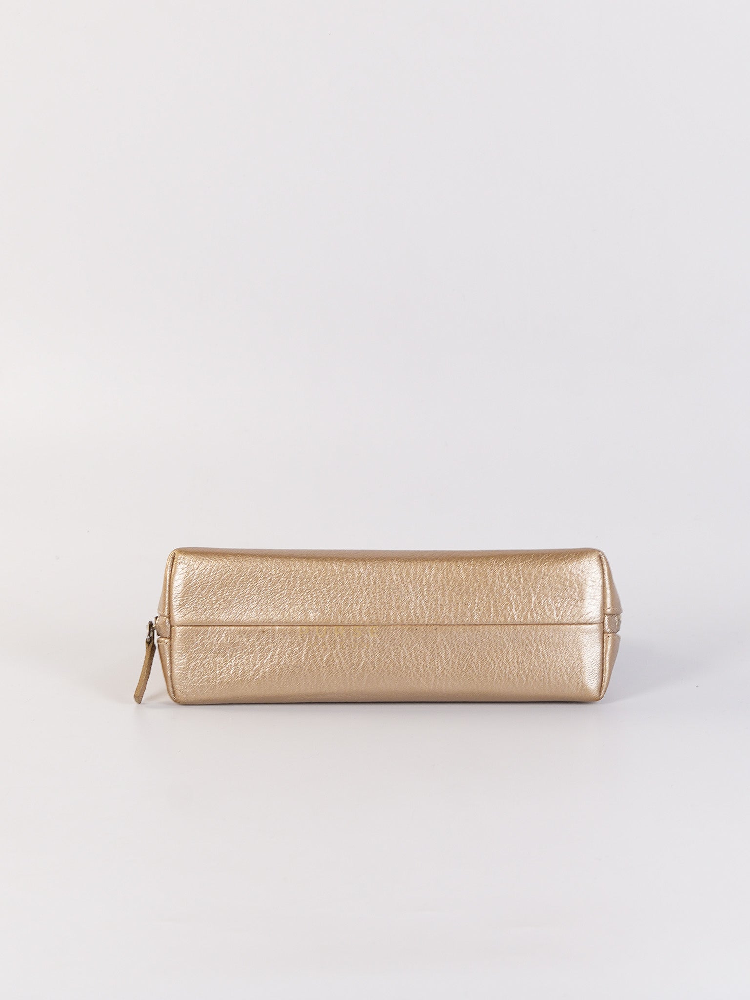 Cosmetic Case Metallic Goatskin Leather and Silver Hardware Series 11 | Purse Maison Luxury Bags Shop