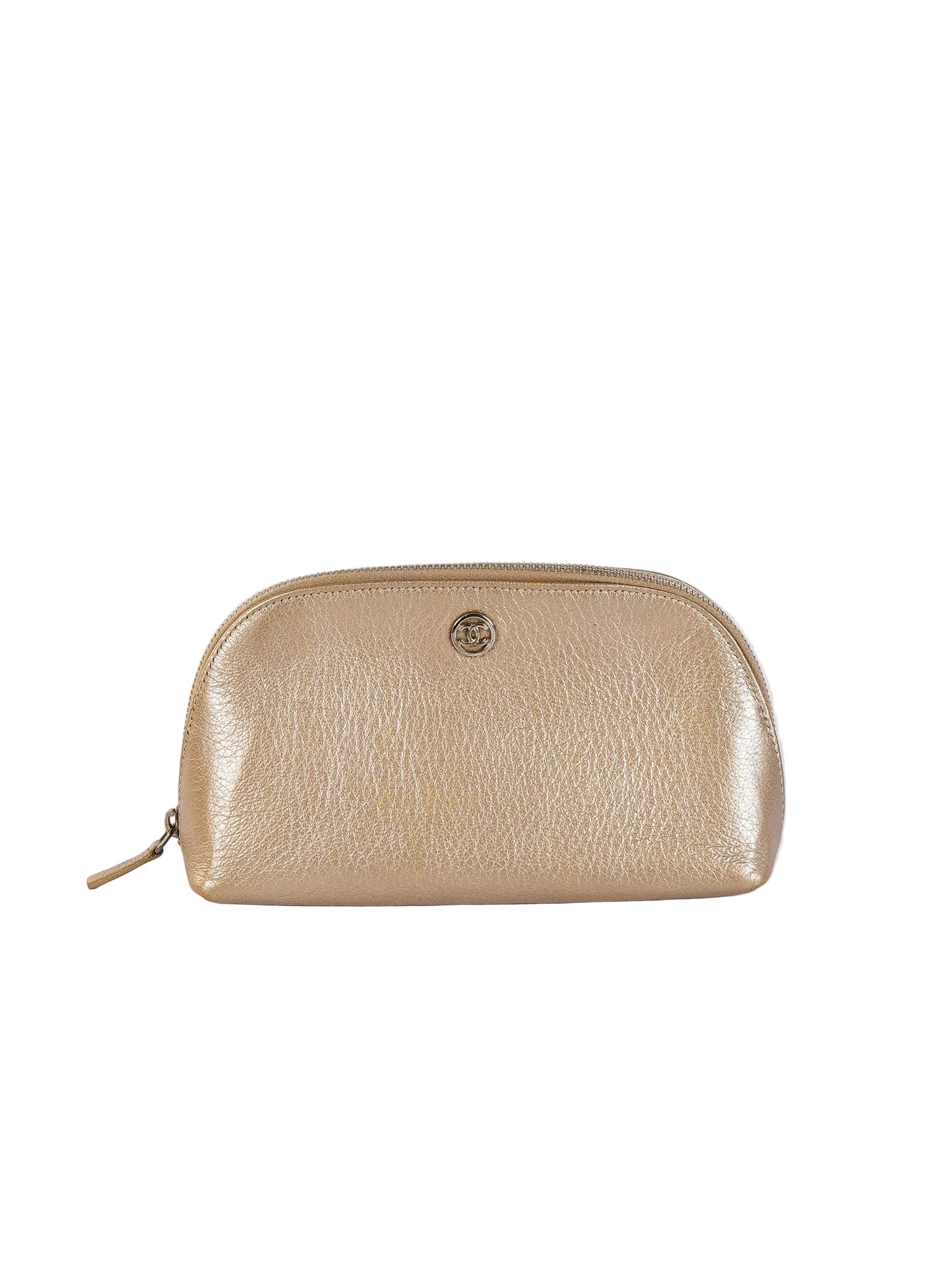 Cosmetic Case Metallic Goatskin Leather and Silver Hardware Series 11 | Purse Maison Luxury Bags Shop