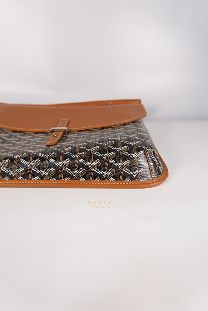 Coursier Messenger Bag in Tan | Purse Maison Luxury Bags Shop