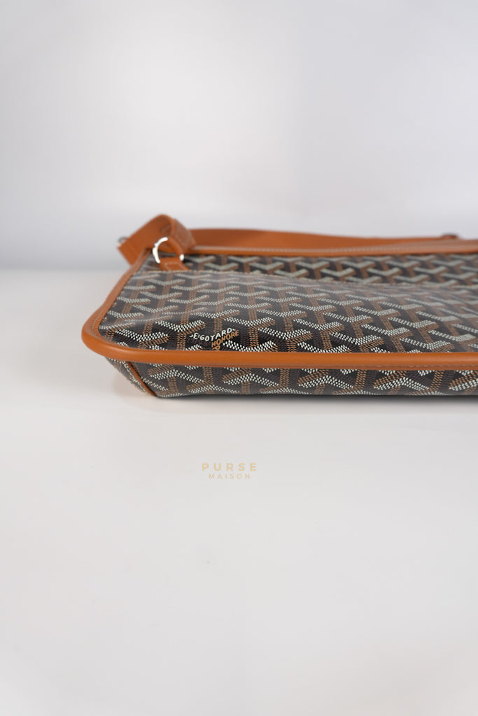 Coursier Messenger Bag in Tan | Purse Maison Luxury Bags Shop