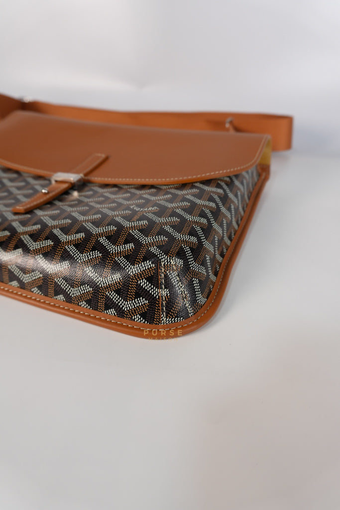 Coursier Messenger Bag in Tan | Purse Maison Luxury Bags Shop