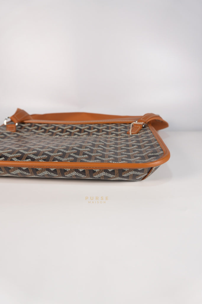 Coursier Messenger Bag in Tan | Purse Maison Luxury Bags Shop