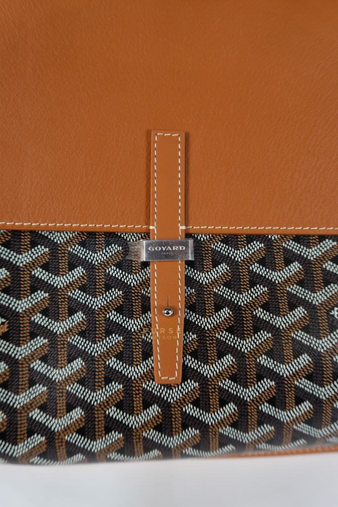 Coursier Messenger Bag in Tan | Purse Maison Luxury Bags Shop