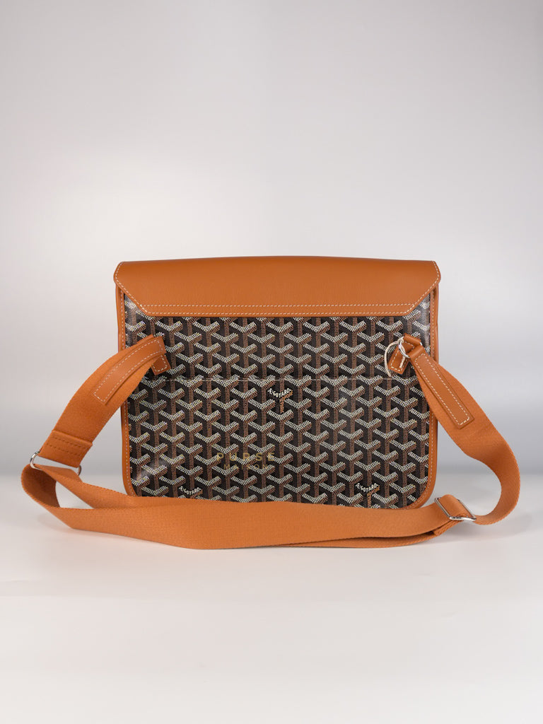 Coursier Messenger Bag in Tan | Purse Maison Luxury Bags Shop