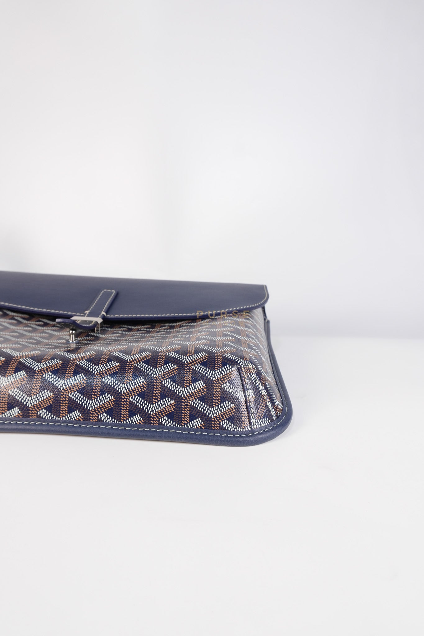 Coursier PM in Navy Blue | Purse Maison Luxury Bags Shop