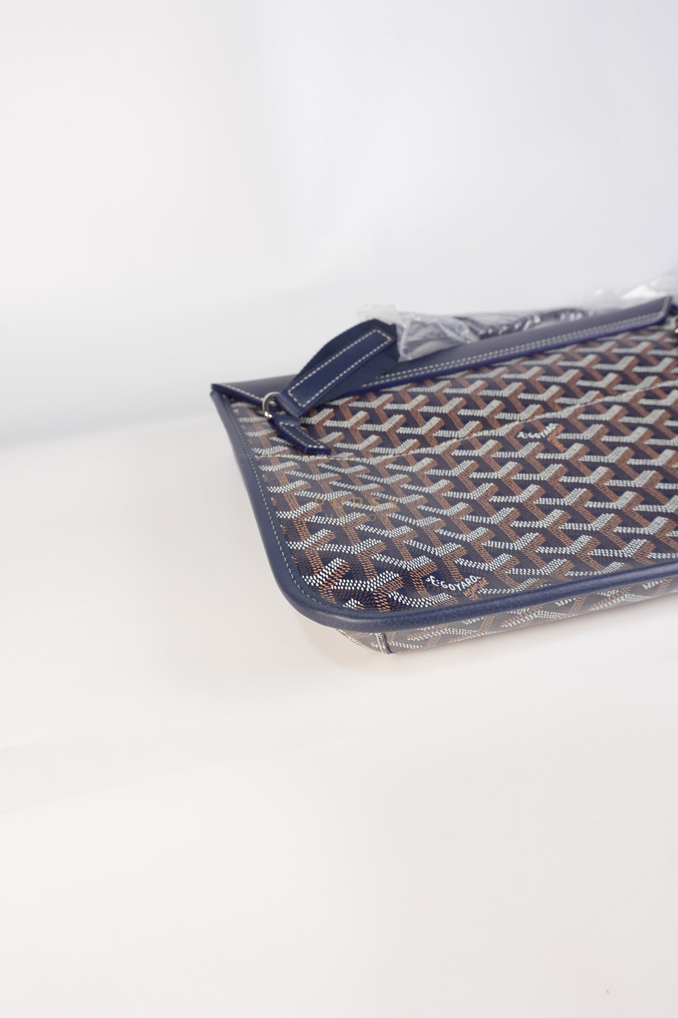 Coursier PM in Navy Blue | Purse Maison Luxury Bags Shop