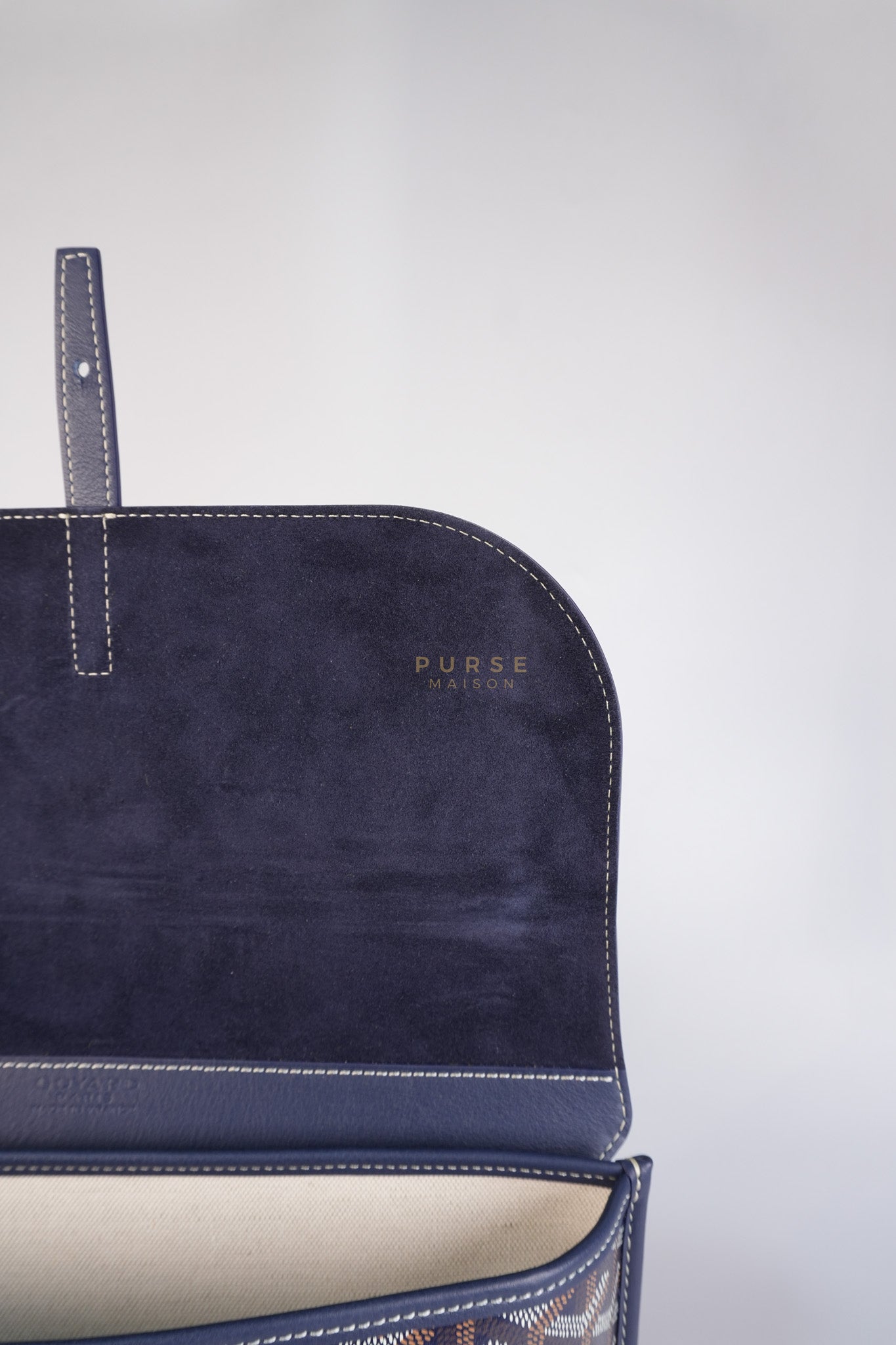 Coursier PM in Navy Blue | Purse Maison Luxury Bags Shop