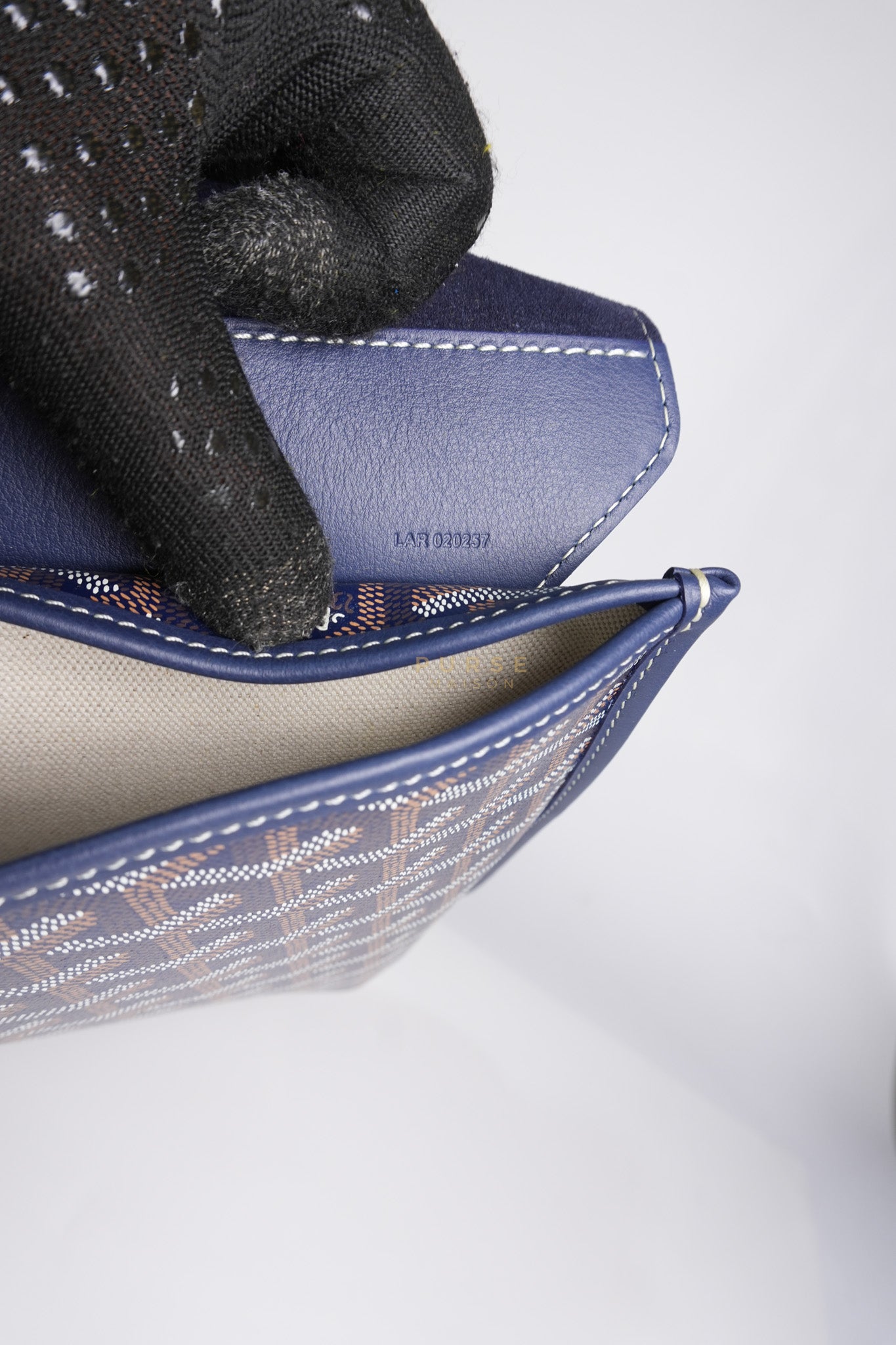 Coursier PM in Navy Blue | Purse Maison Luxury Bags Shop