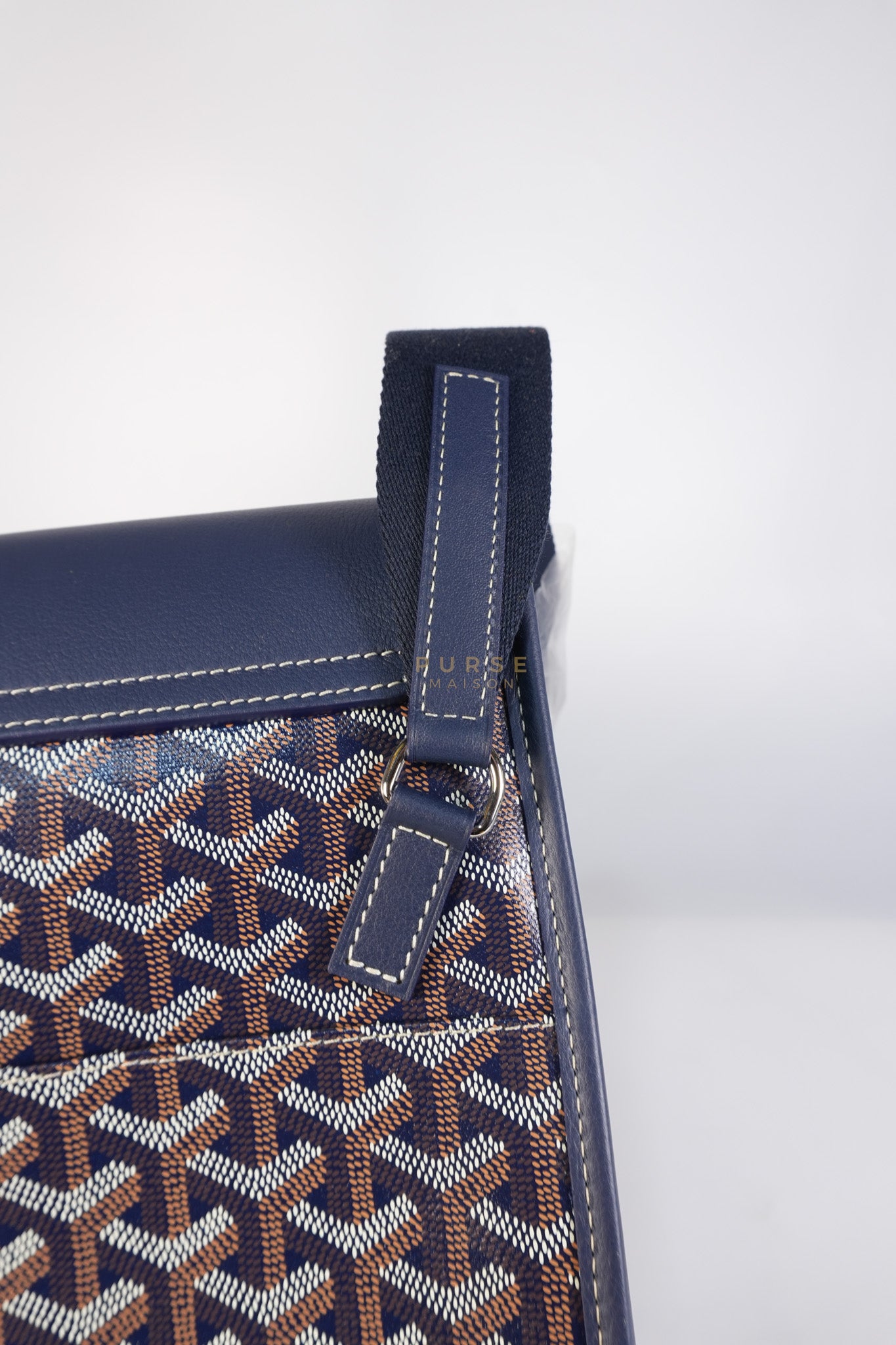 Coursier PM in Navy Blue | Purse Maison Luxury Bags Shop