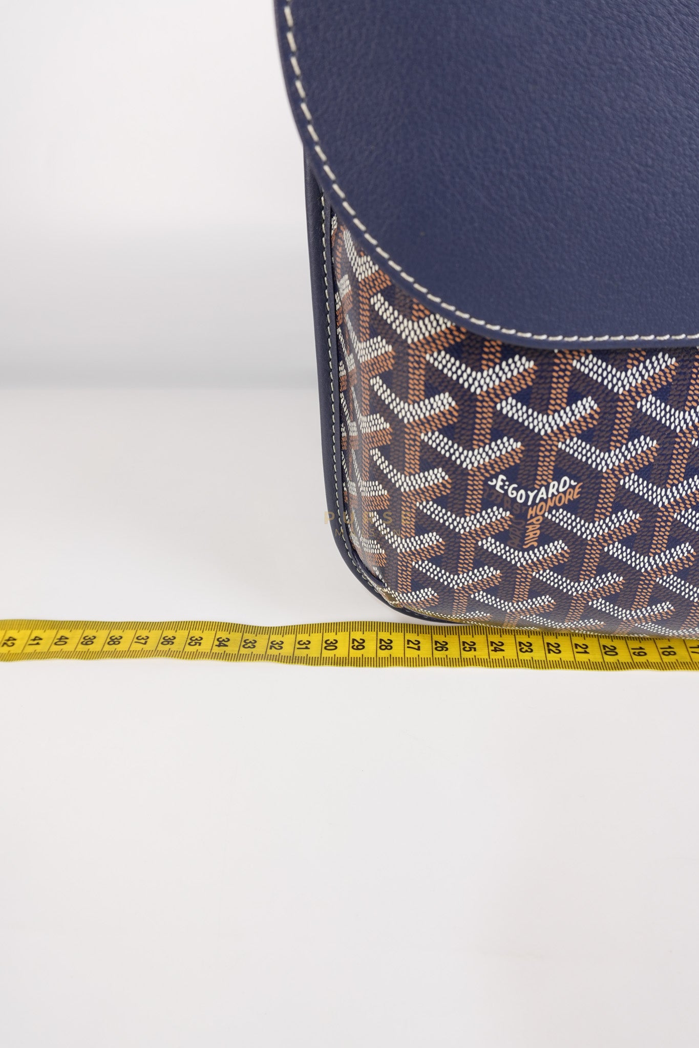 Coursier PM in Navy Blue | Purse Maison Luxury Bags Shop