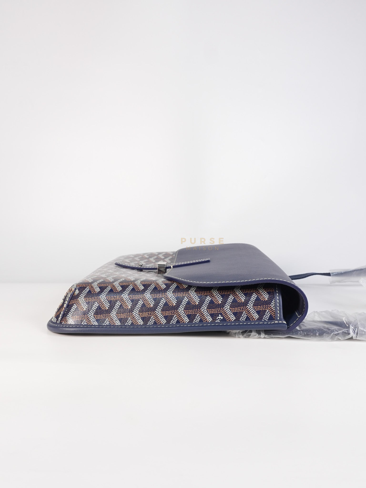 Coursier PM in Navy Blue | Purse Maison Luxury Bags Shop