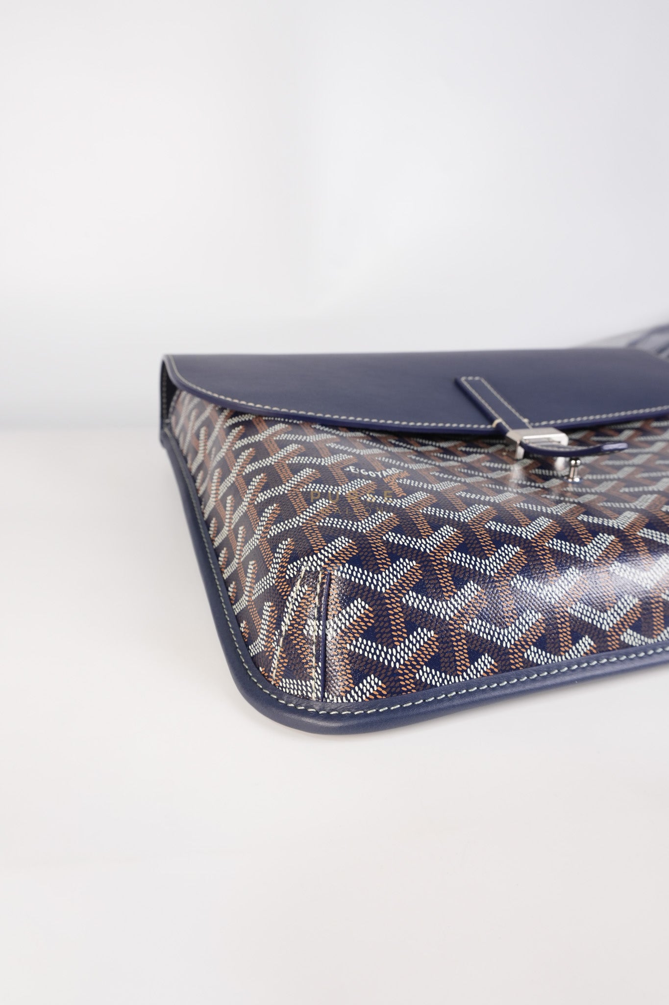 Coursier PM in Navy Blue | Purse Maison Luxury Bags Shop