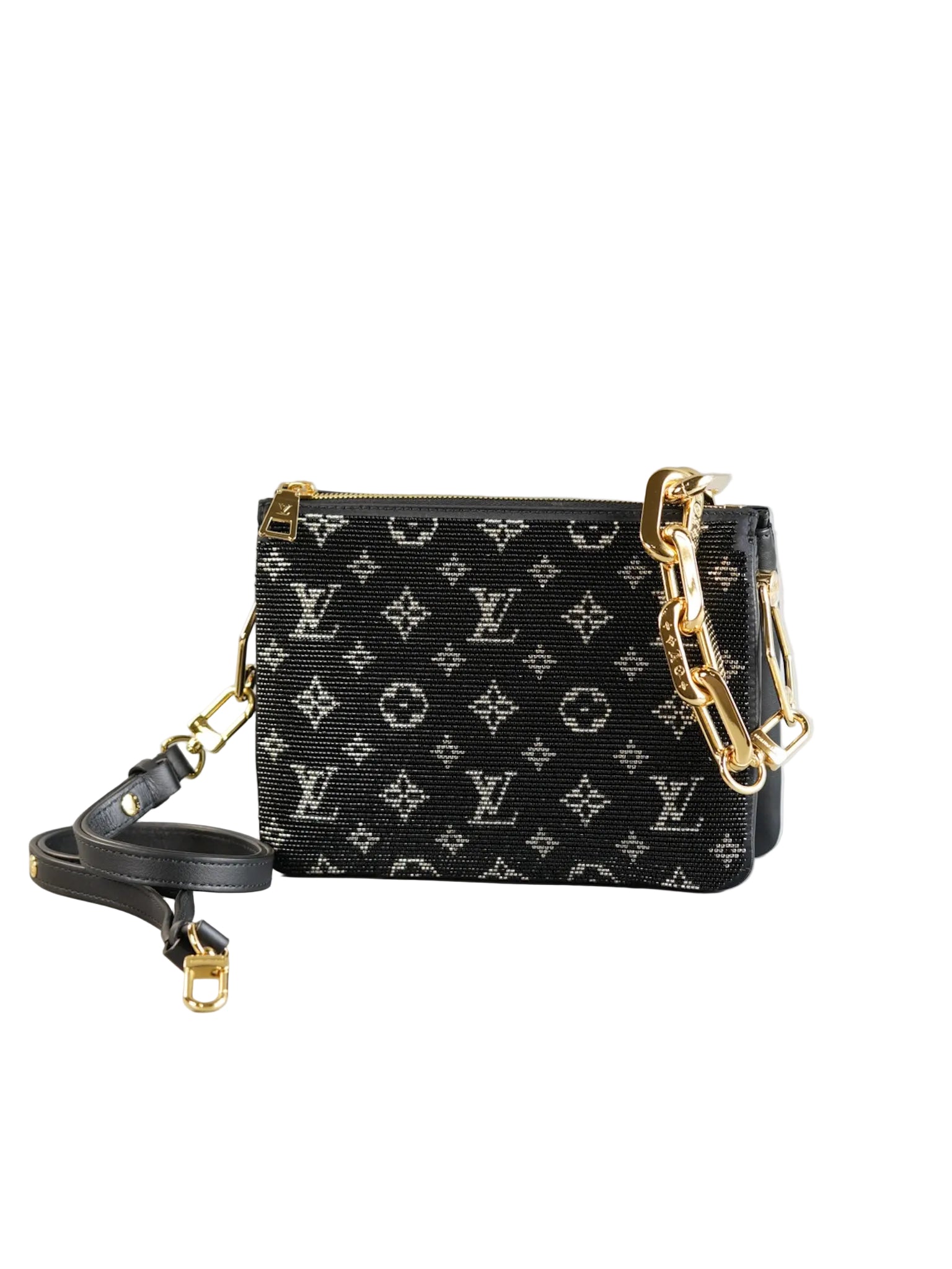 Coussin BB in Monogram Beads Noir (Microchip) | Purse Maison Luxury Bags Shop